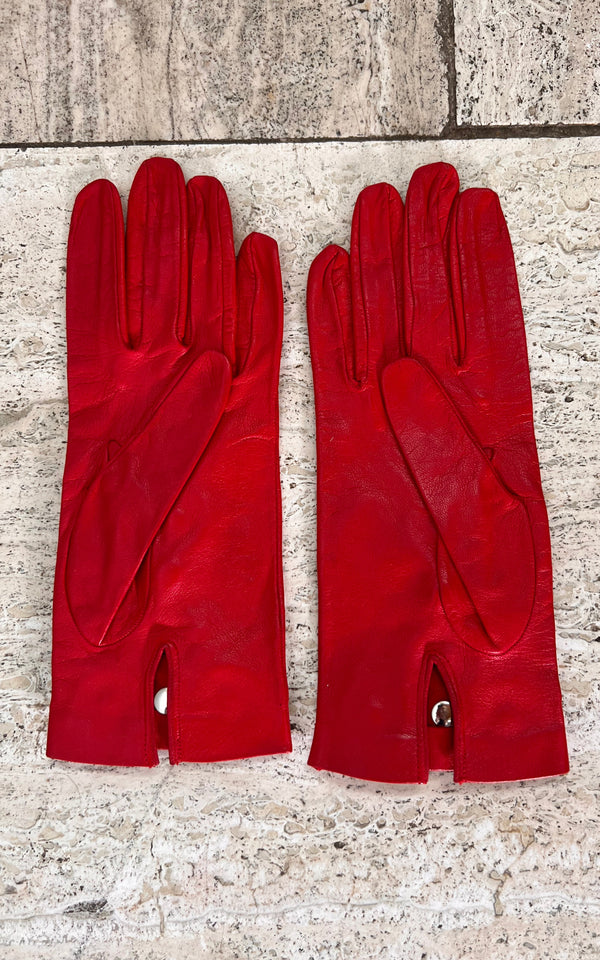 Very Soft Leather Vintage Gloves