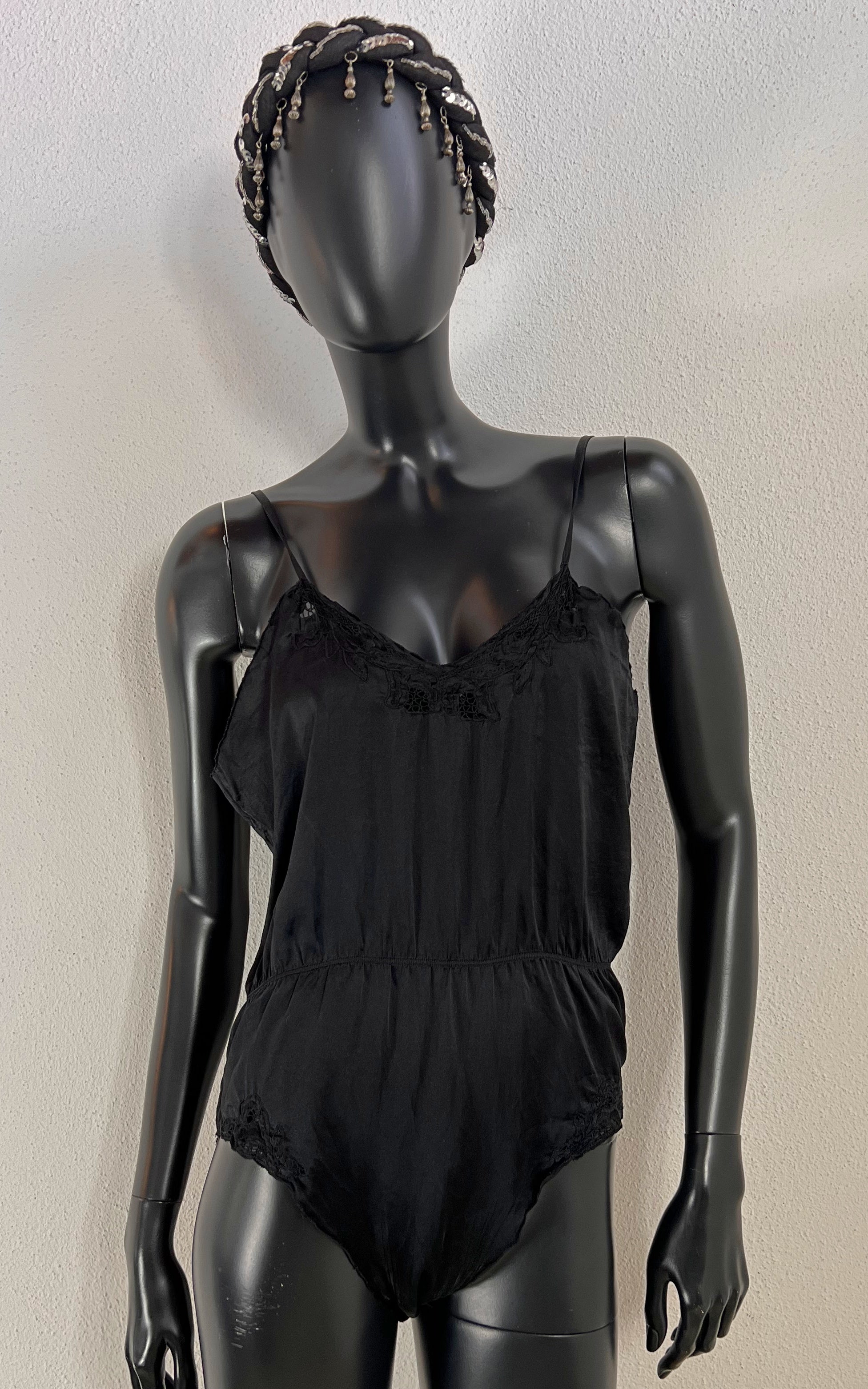Vintage Silk Teddy Body