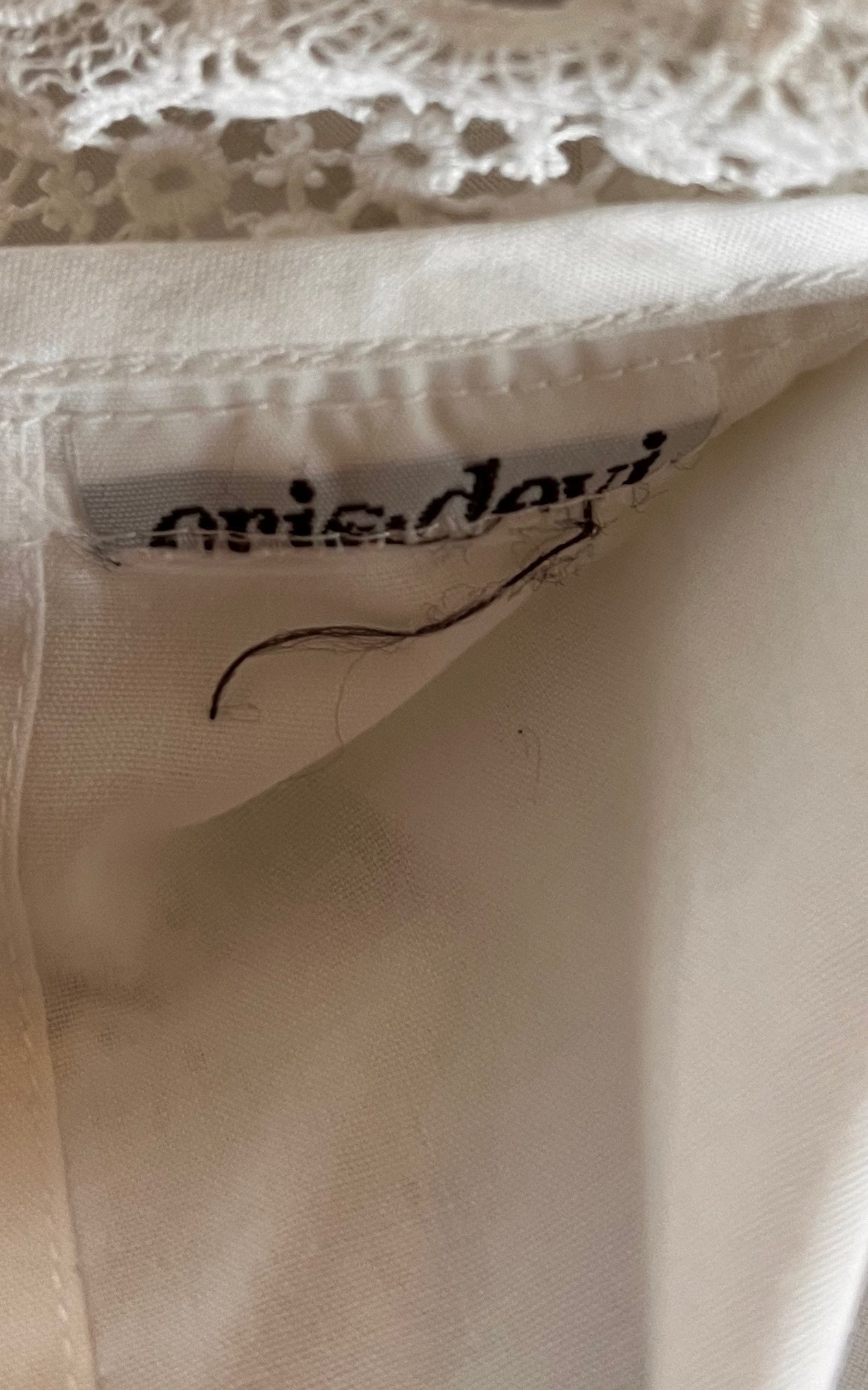 Vintage 80s Cris-Devi Lace Blouse