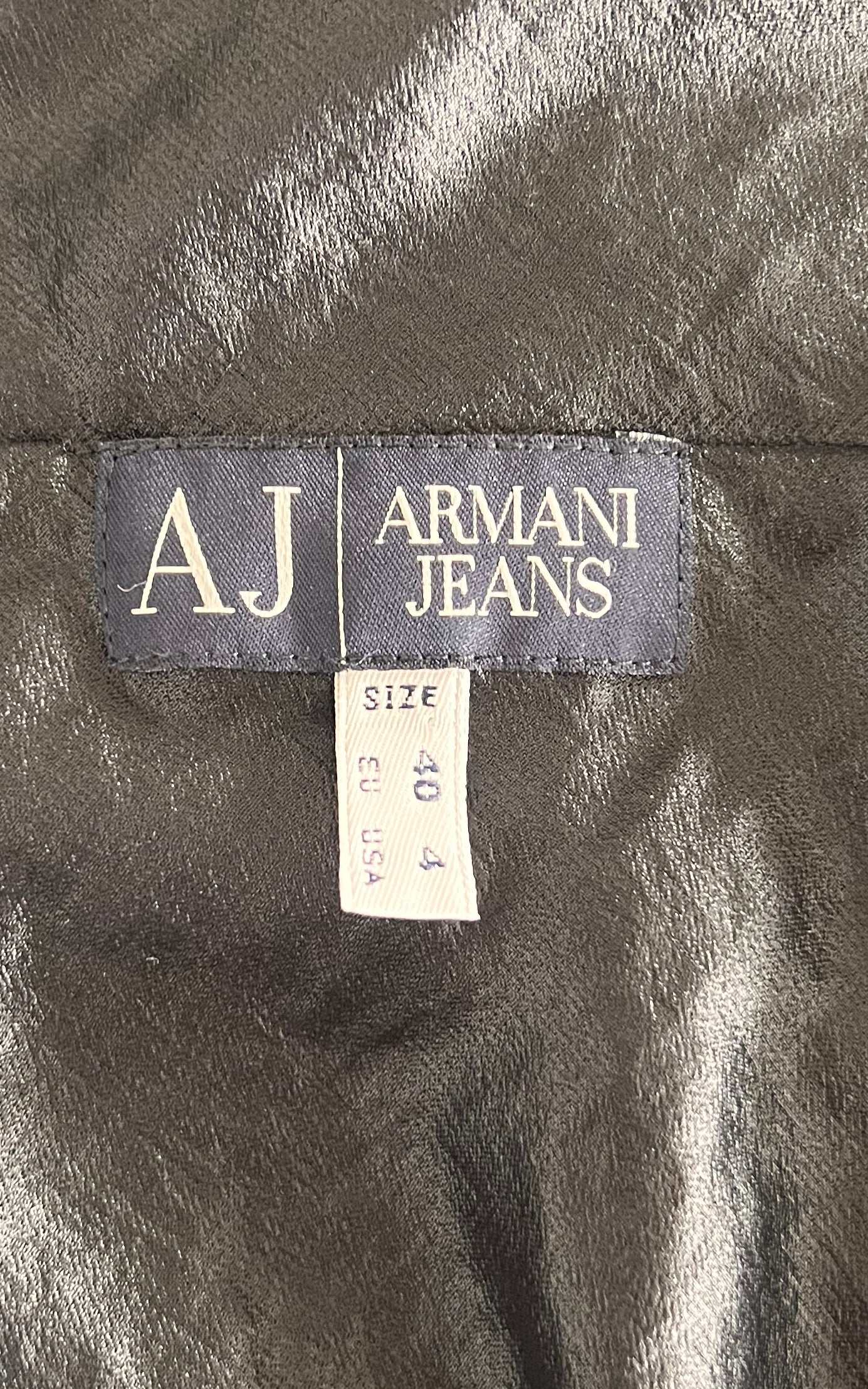 Vintage Armani Jeans Open Back Slip Dress