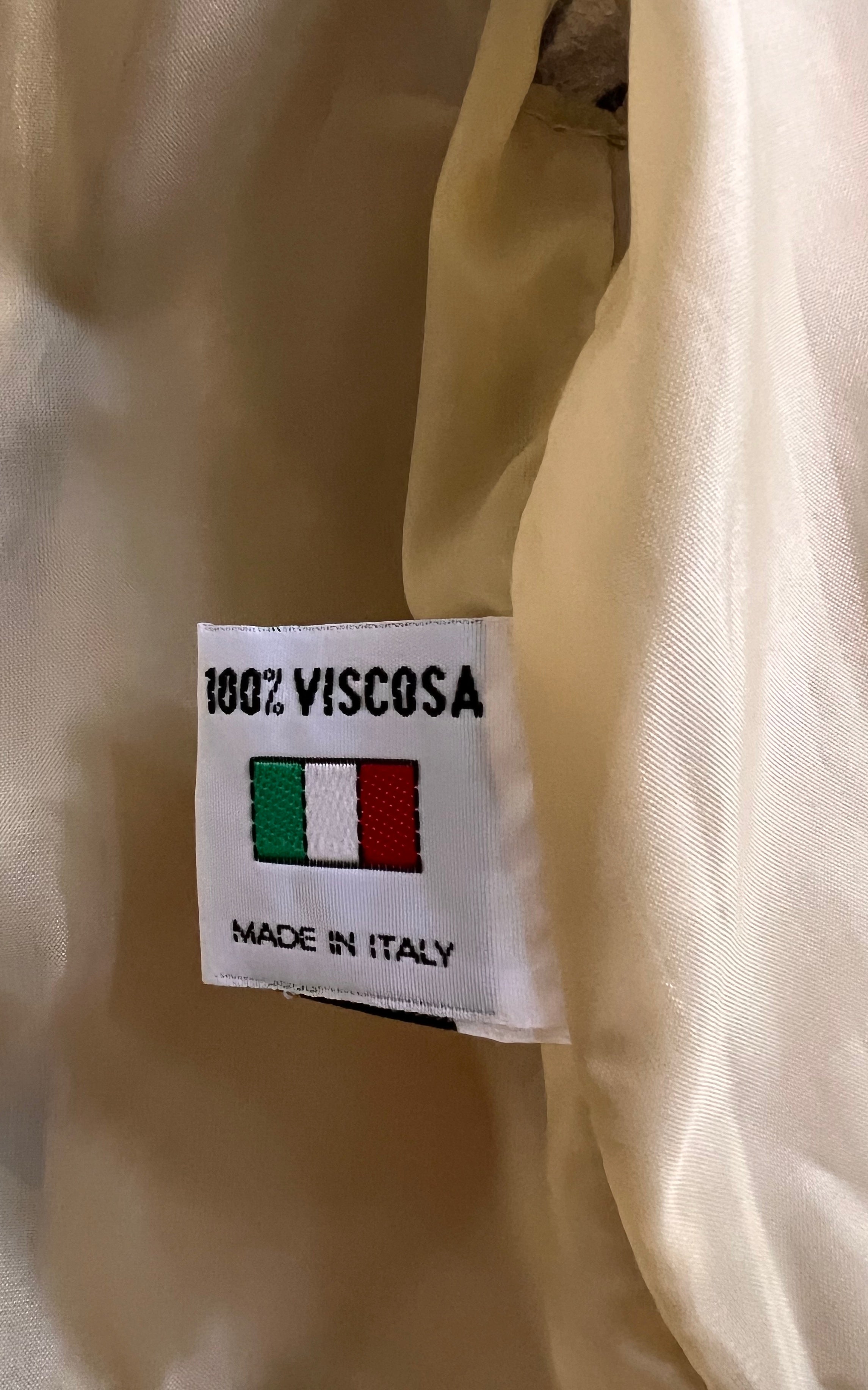 Camicia vintage in pelle scamosciata mimetica