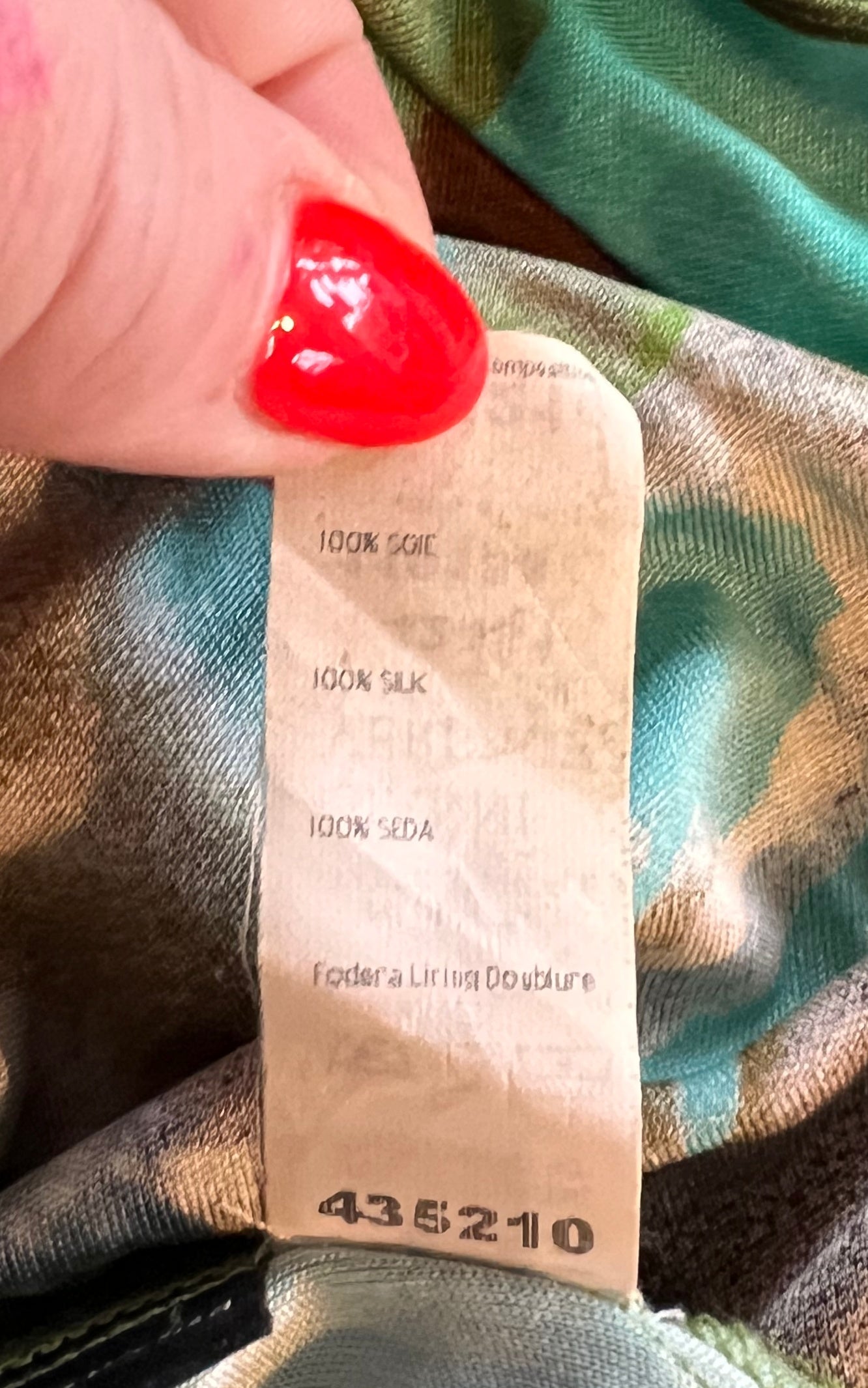 Vintage Versace Silk Top - Iconic Cactus and Jungle Print