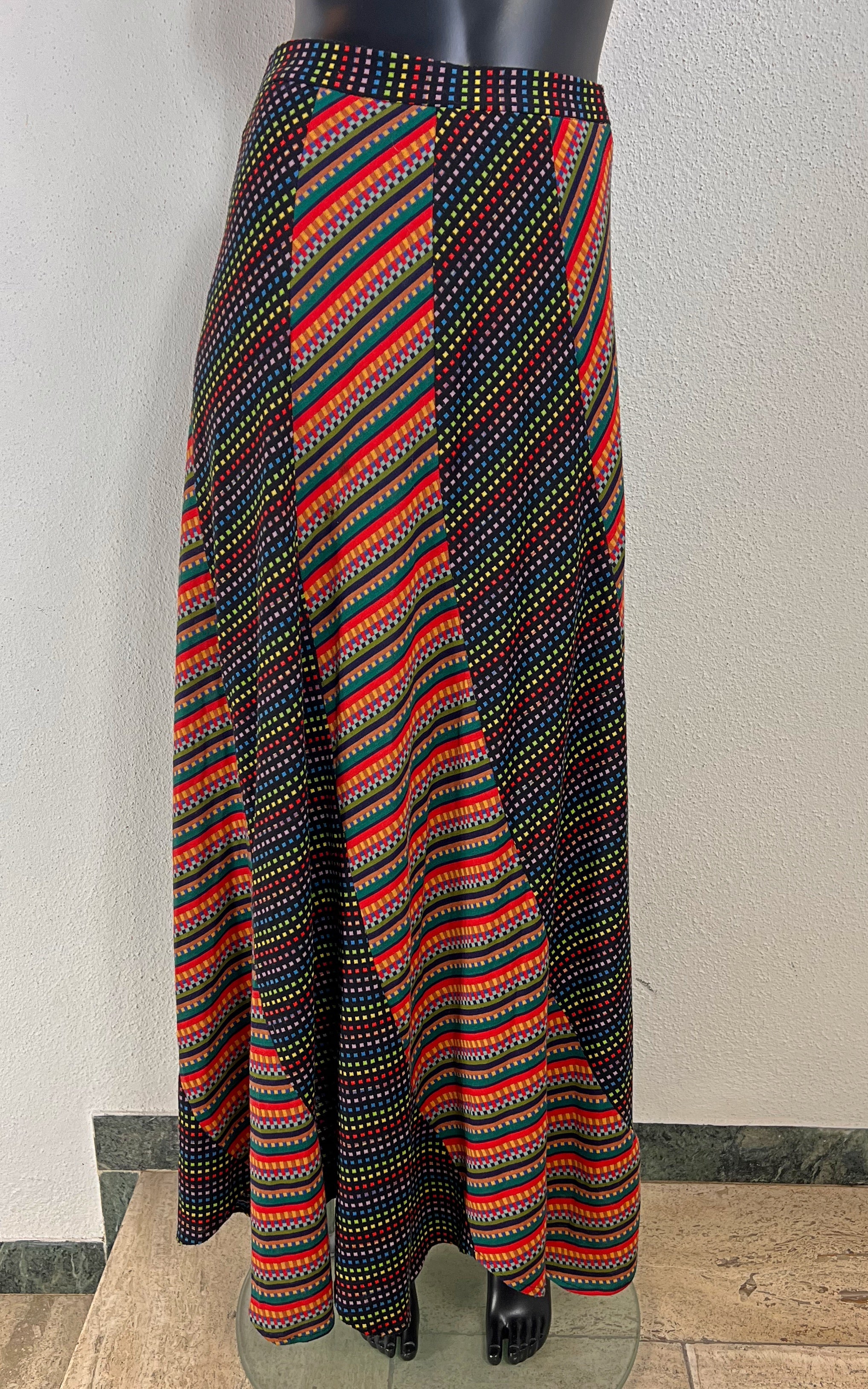 Vintage 70s Barbarella Maxi Skirt