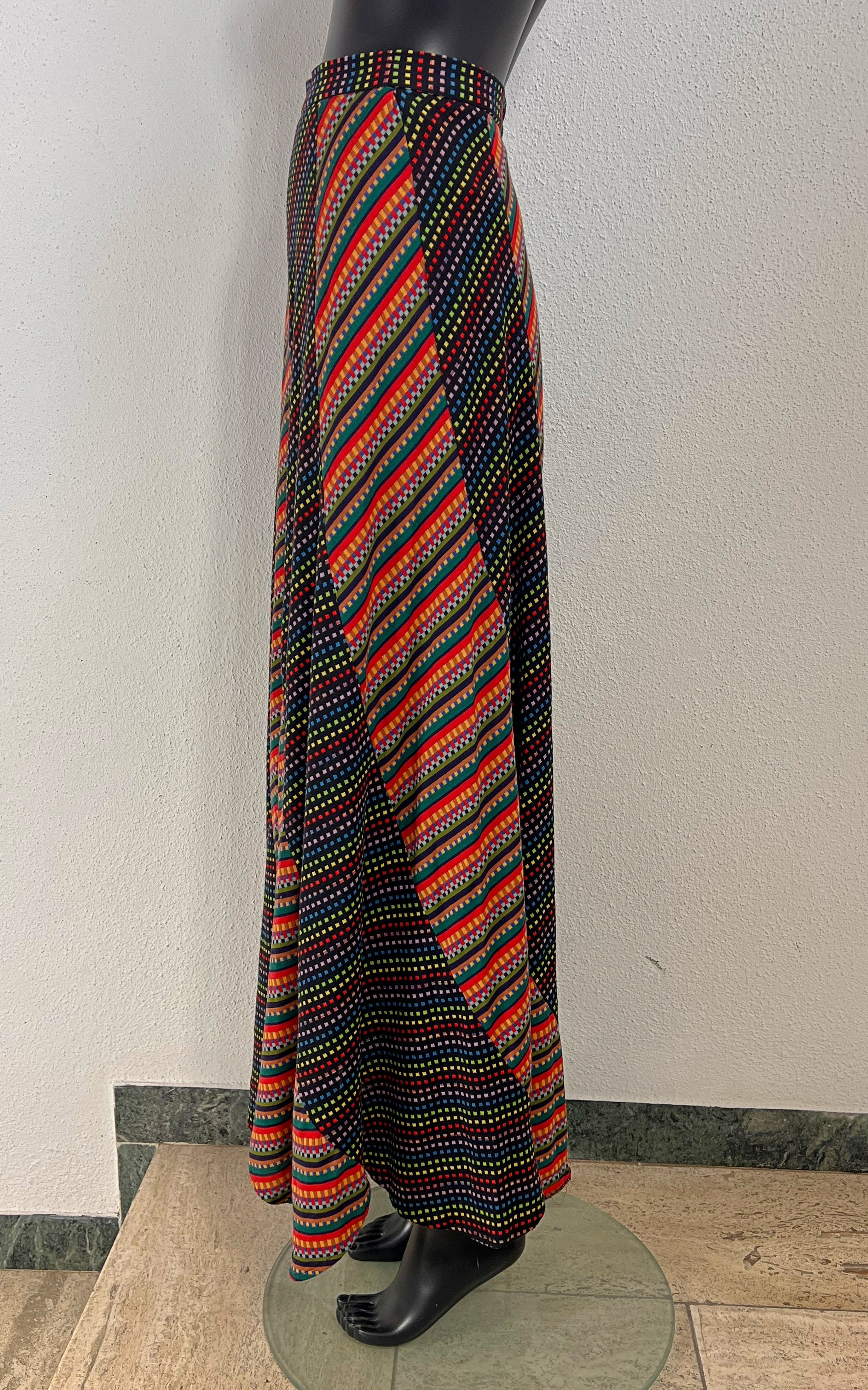 Vintage 70s Barbarella Maxi Skirt