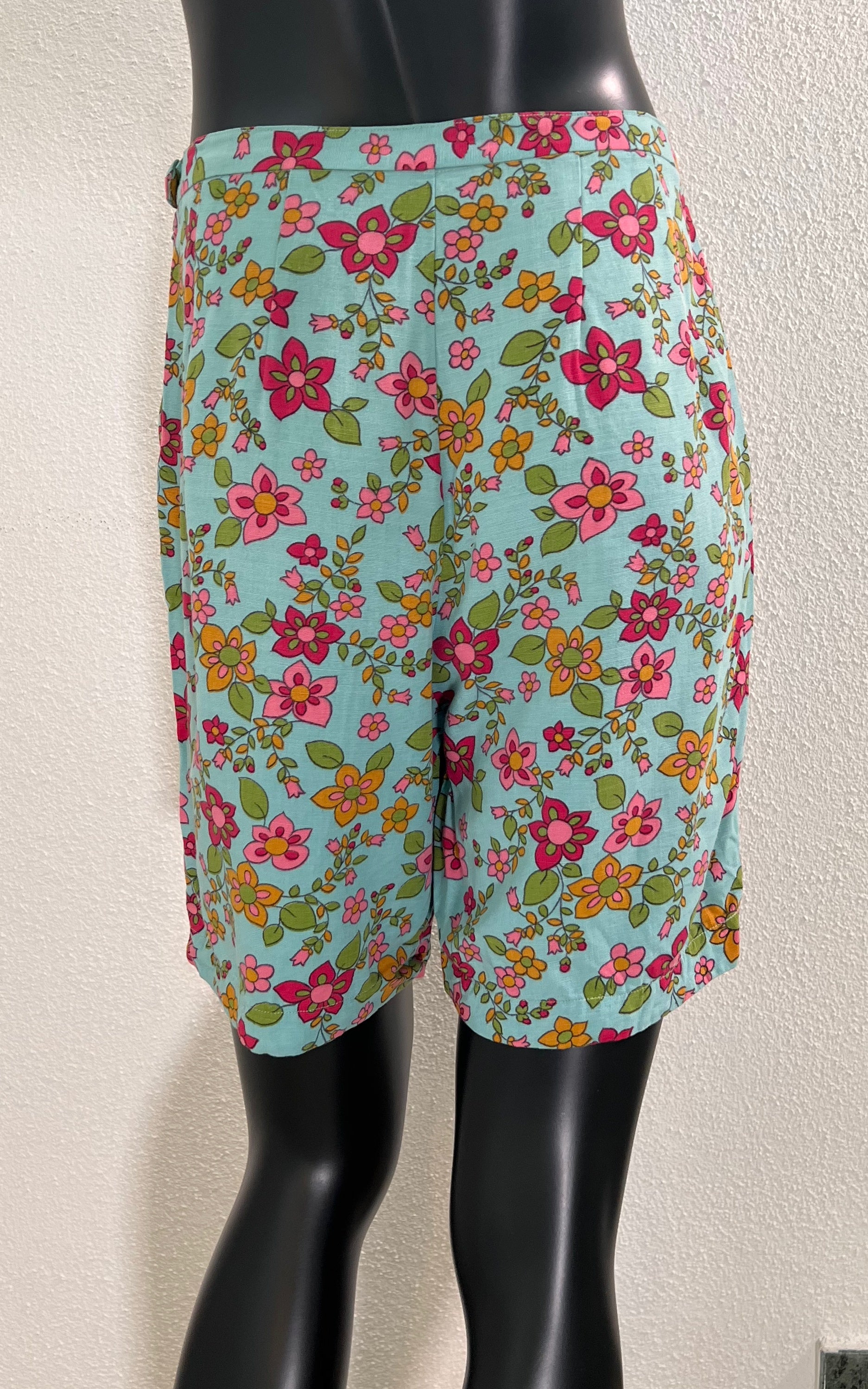 Set di 2 pezzi con fiori vintage anni '60