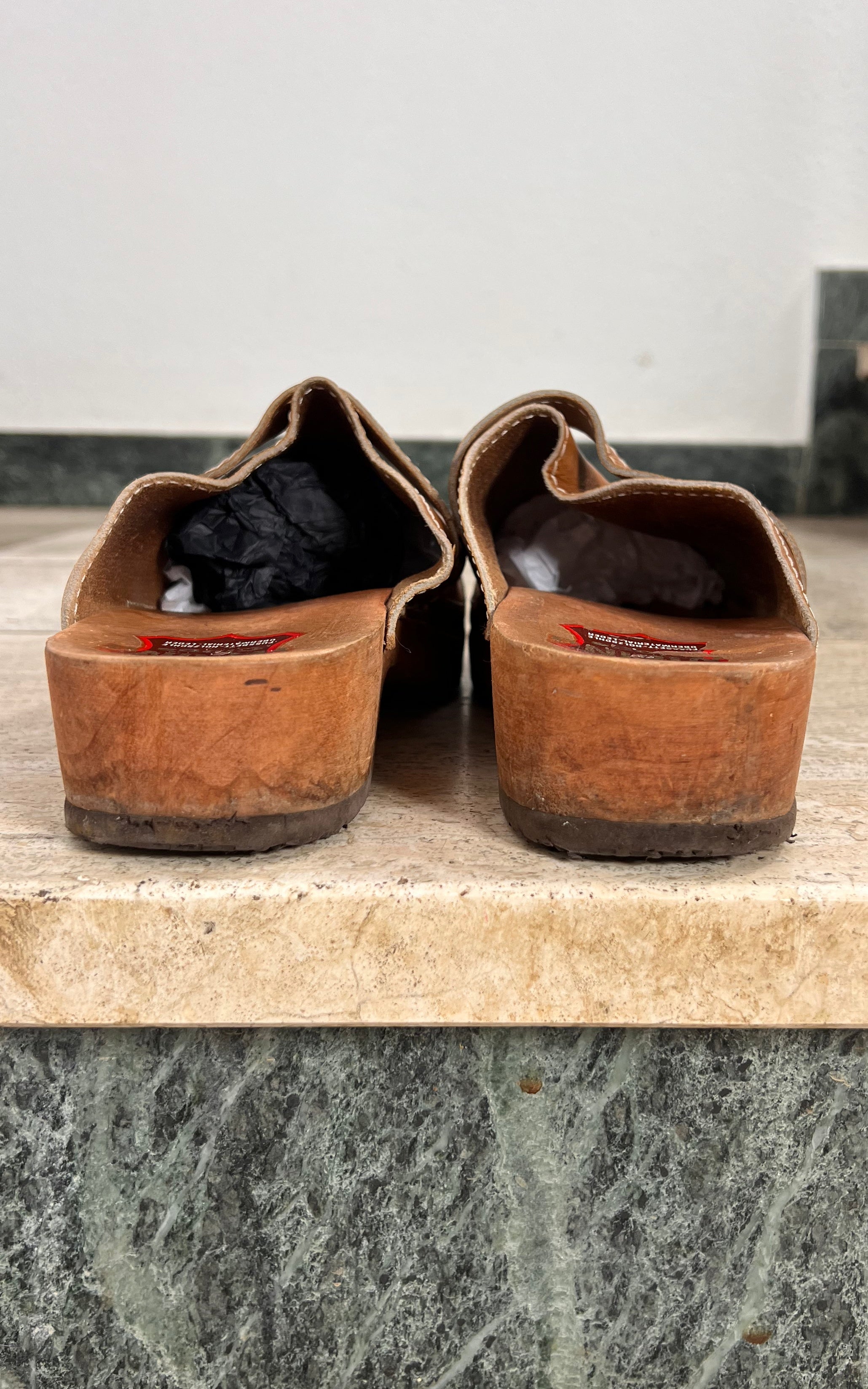 Vintage 70s MENS Viking Clogs 43