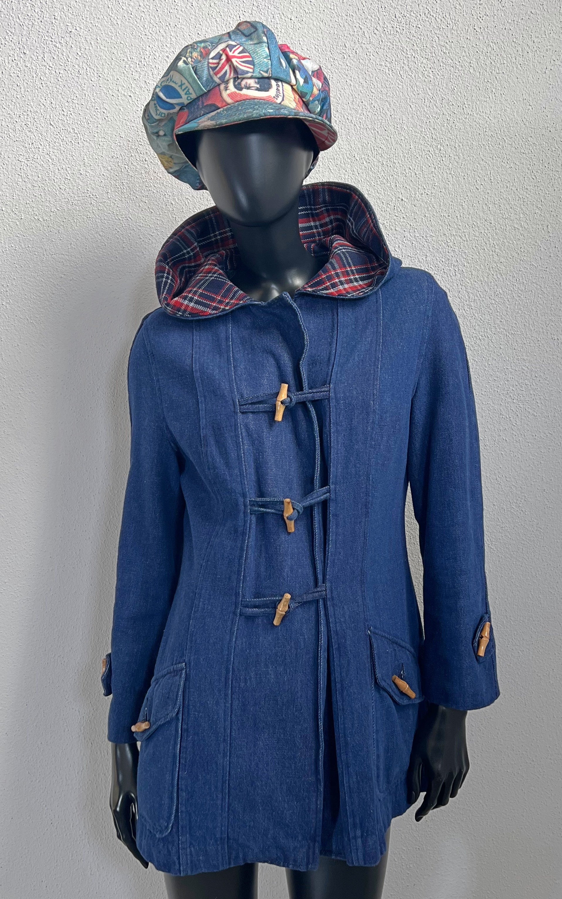 Vintage 70s Denim Parka