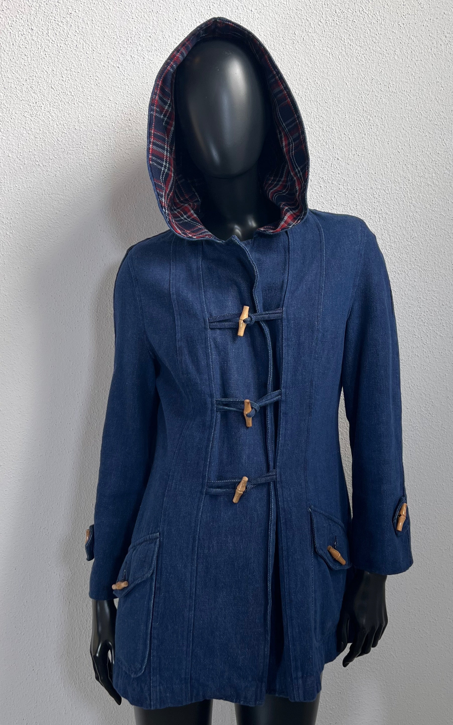 Vintage 70s Denim Parka