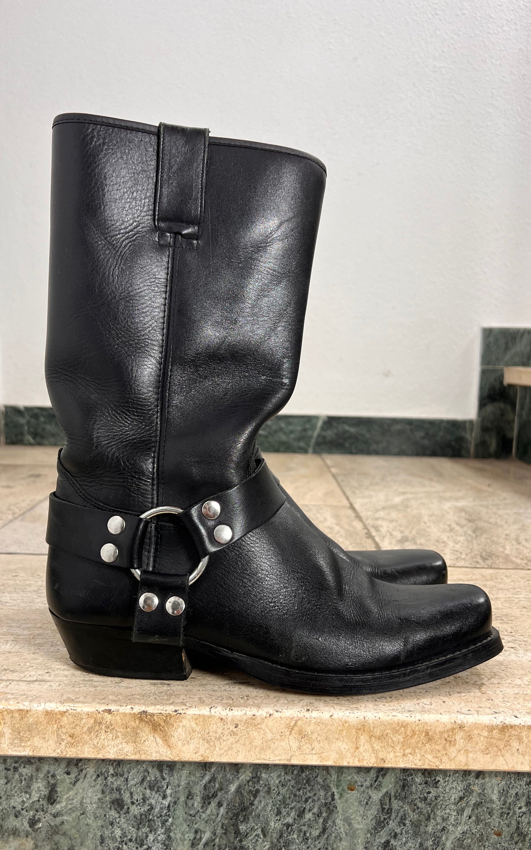 Vintage MENS Biker Boots 42