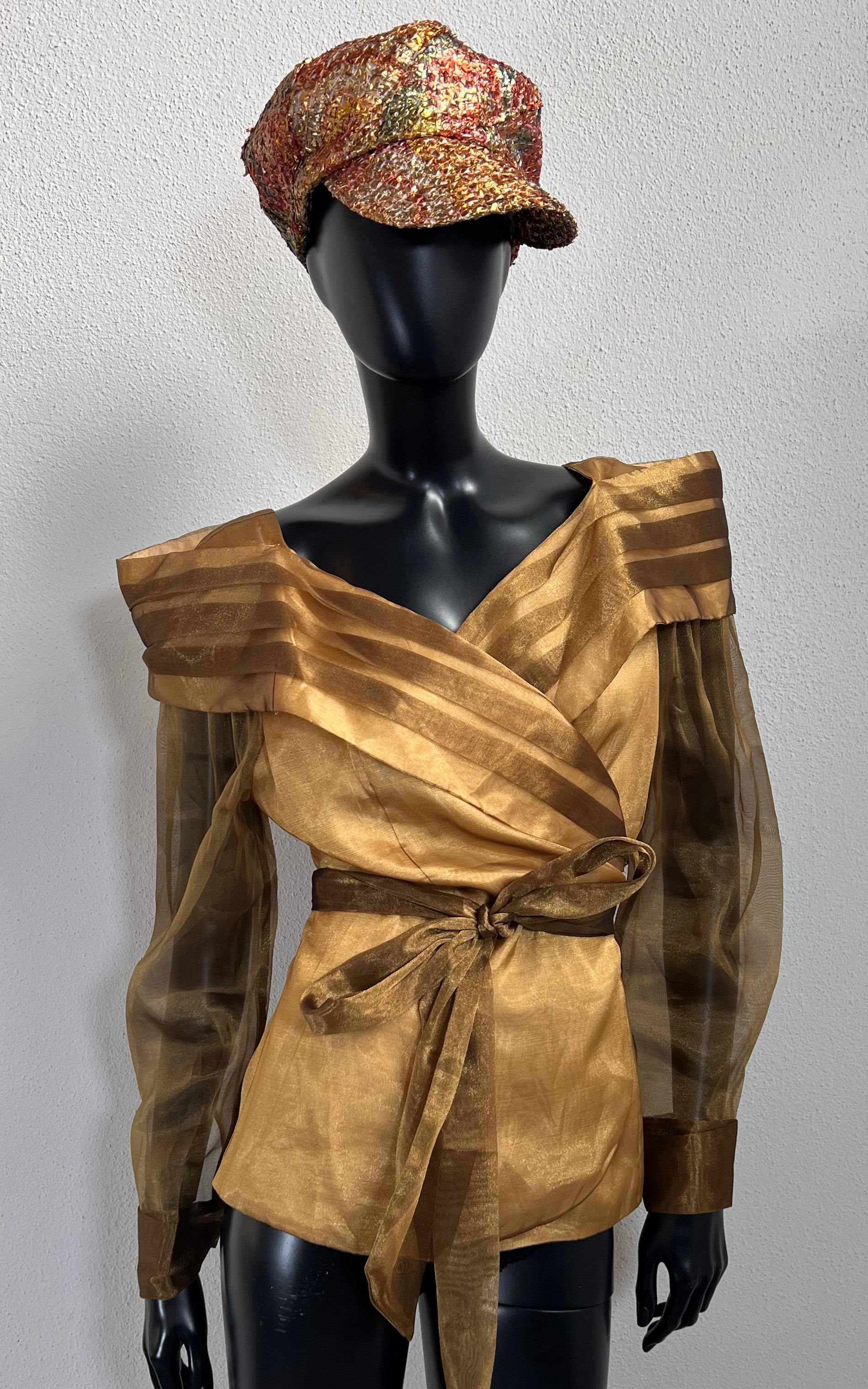 Vintage 90s Wrap Blouse