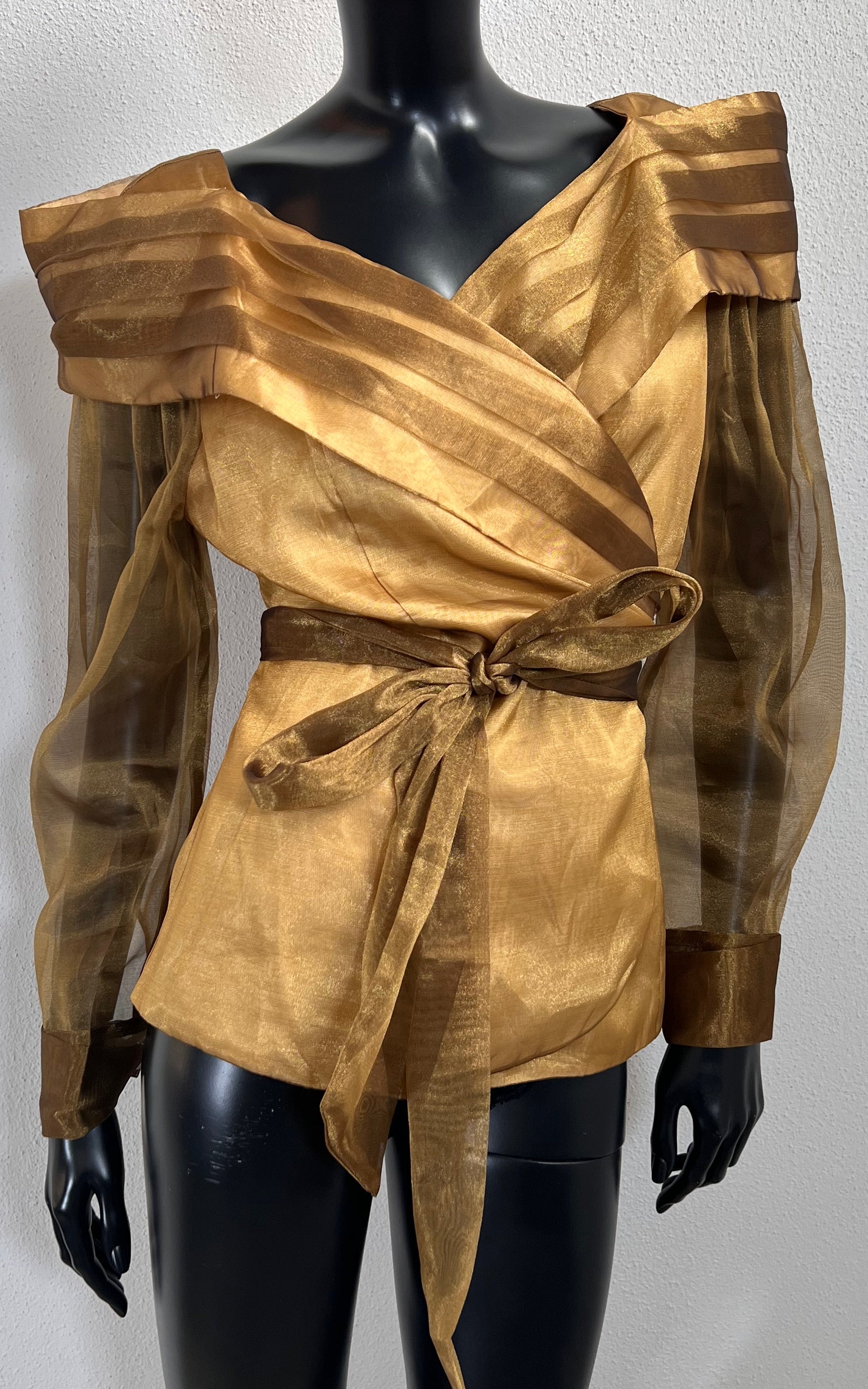 Vintage 90s Wrap Blouse