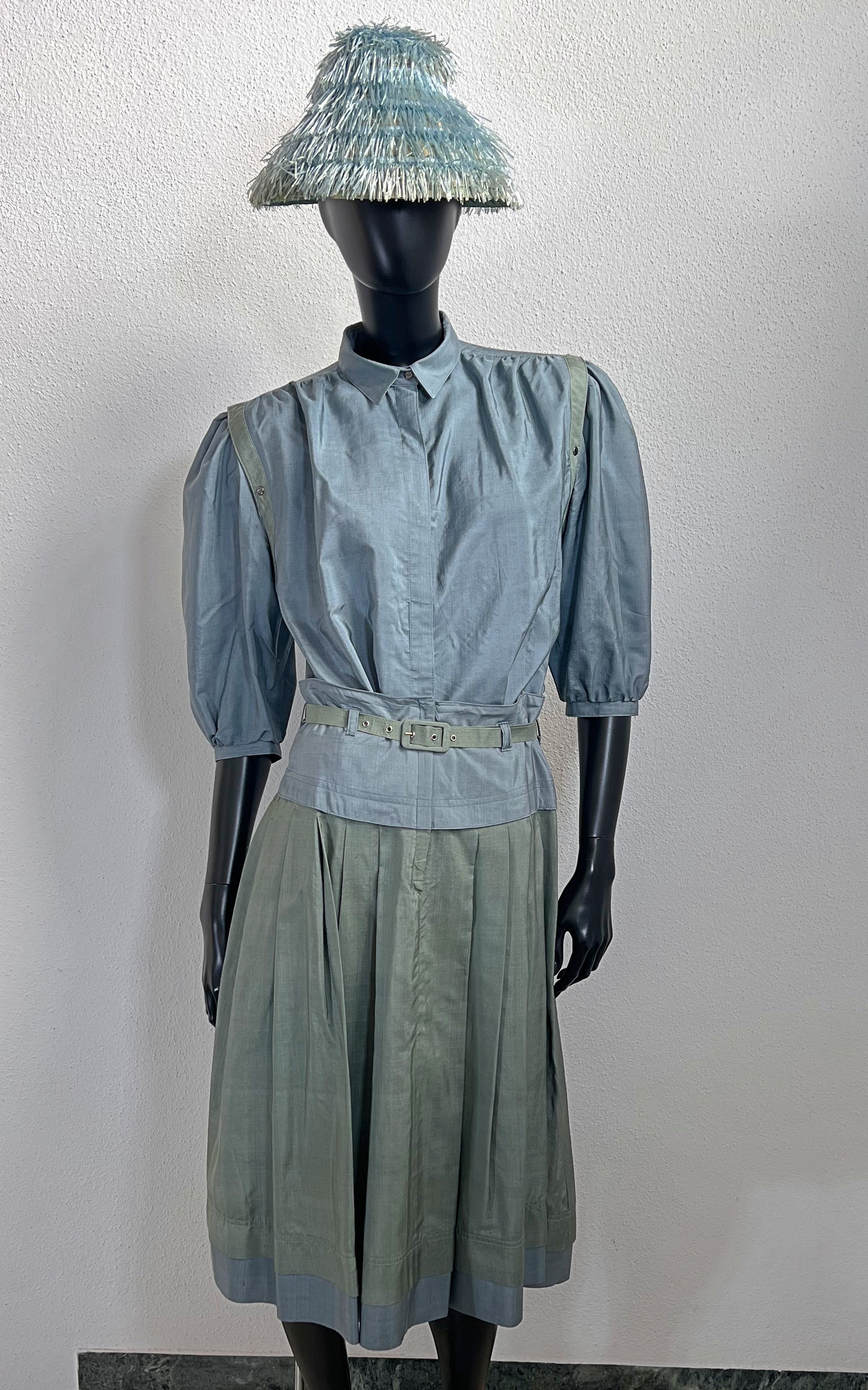 Vintage 80s Silk Costume