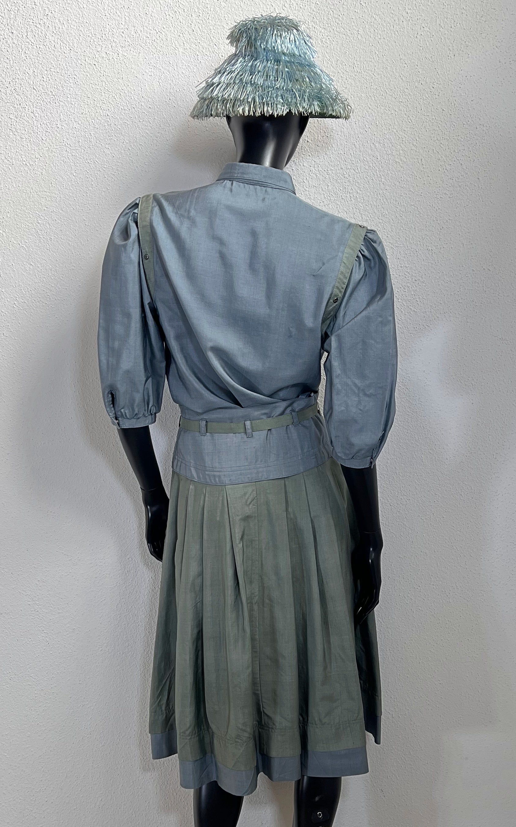 Vintage 80s Silk Costume