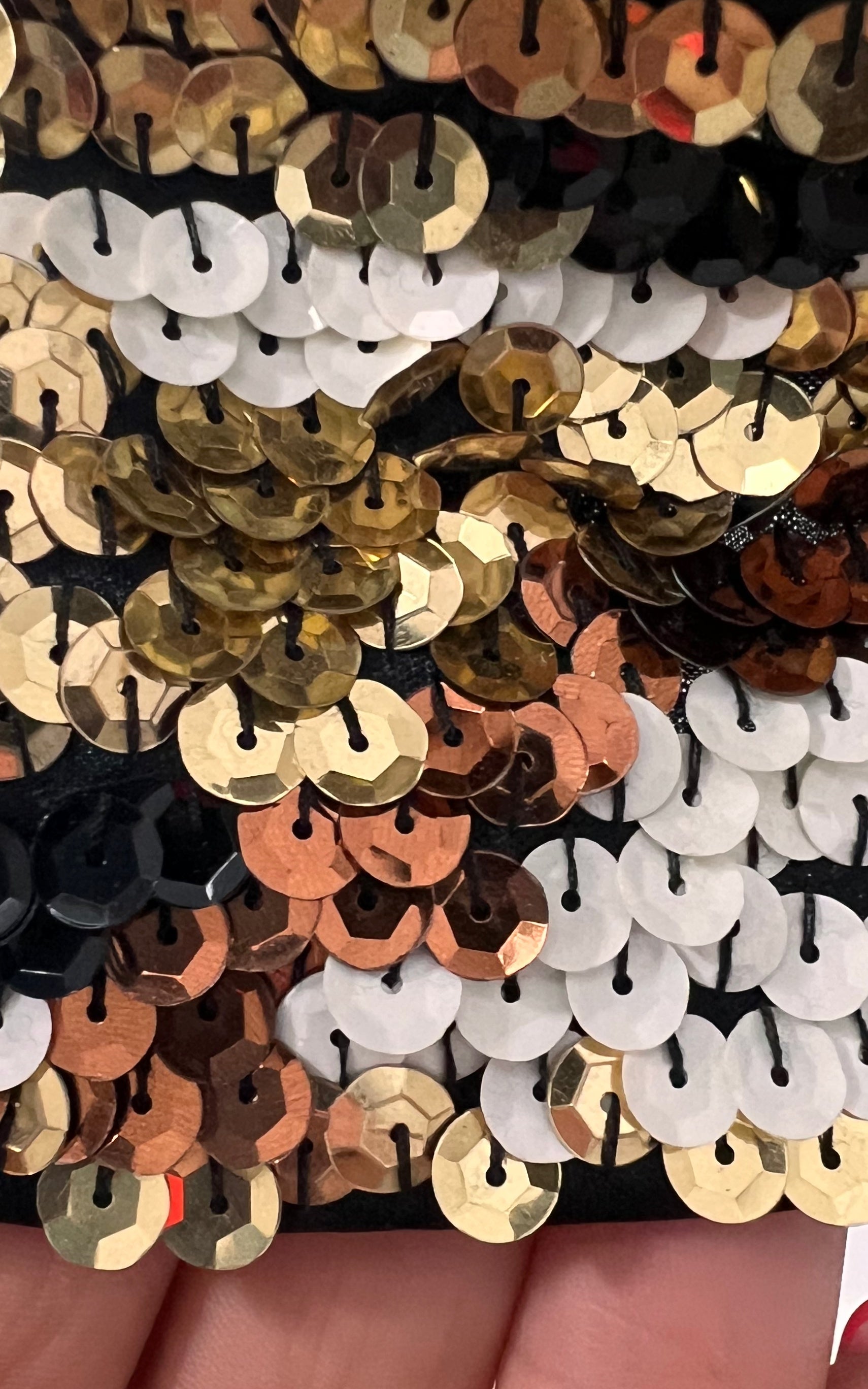 Abito da sera vintage con paillettes anni '90