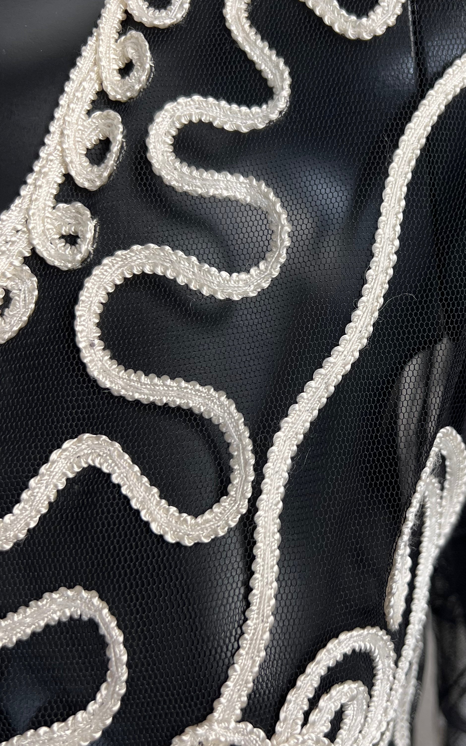 Vintage 90s Mesh Bolero Jacket