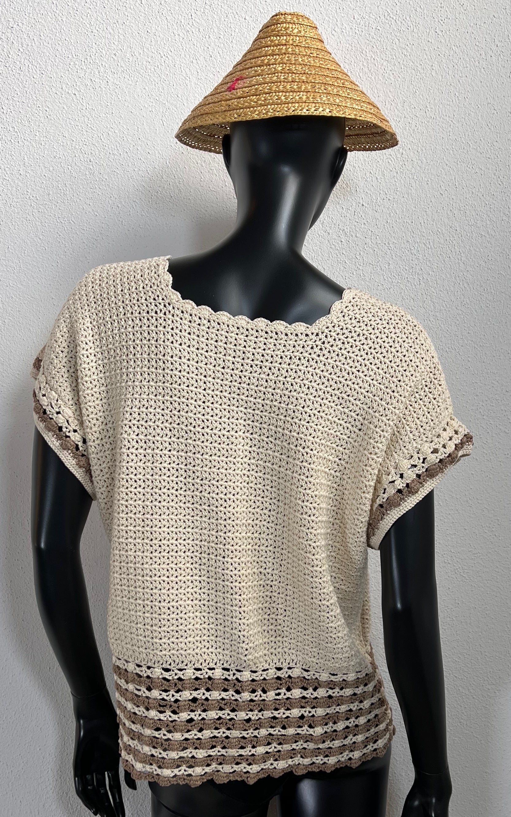 Vintage Handmade Crochet Top