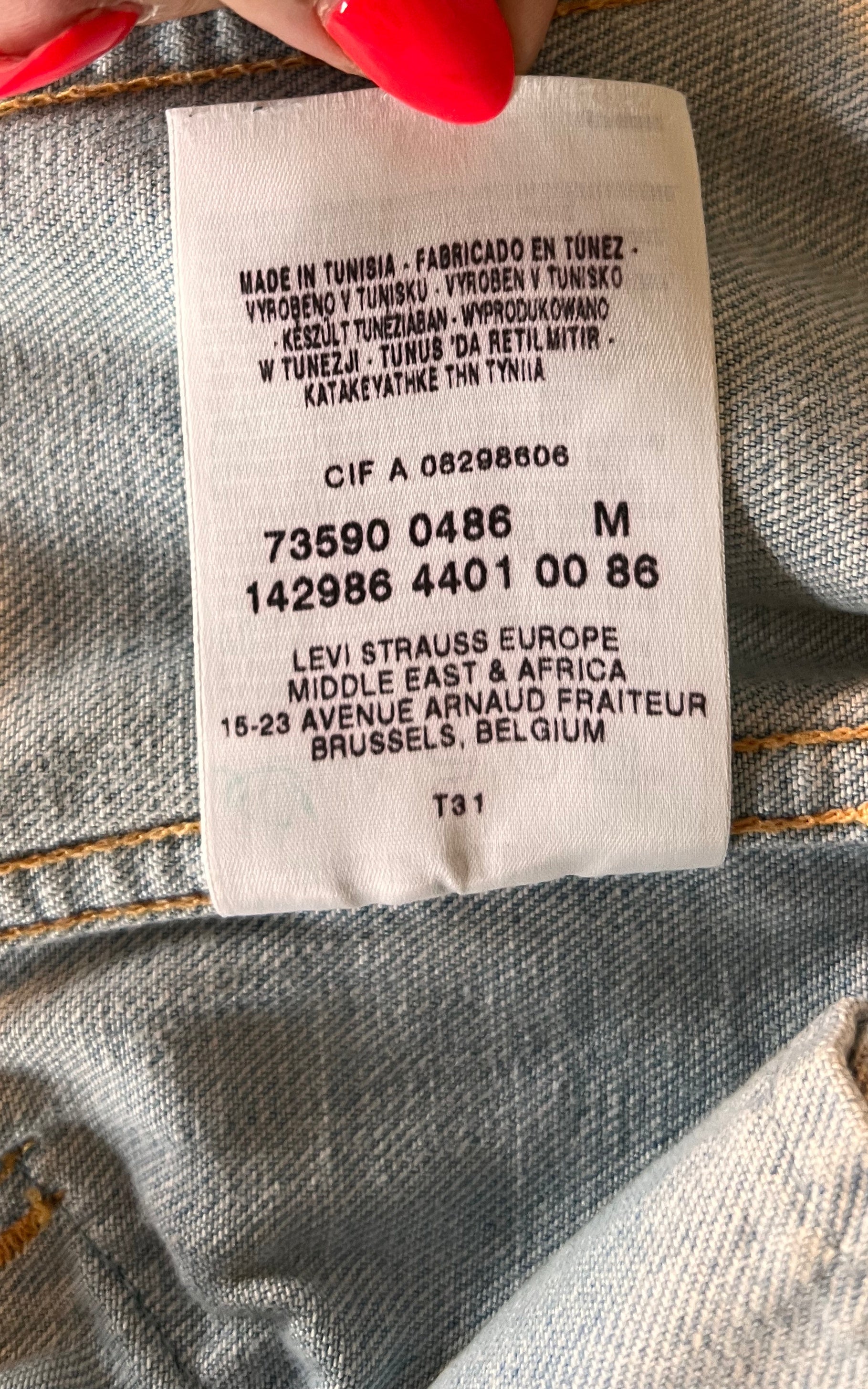 Levi’s For Girls Light Wash 70s Style Denim Jacket
