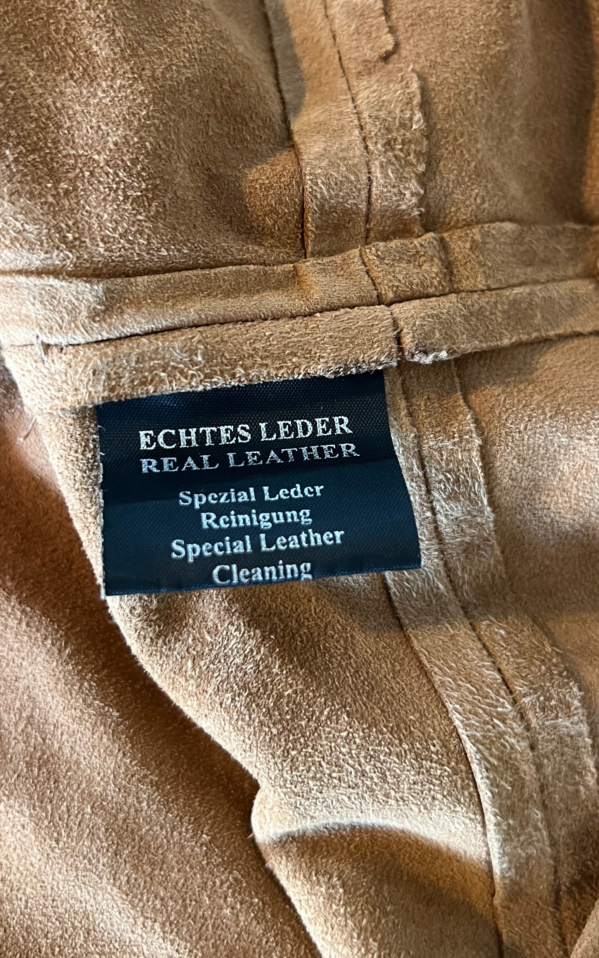 Vintage MENS Suede Leather Shirt