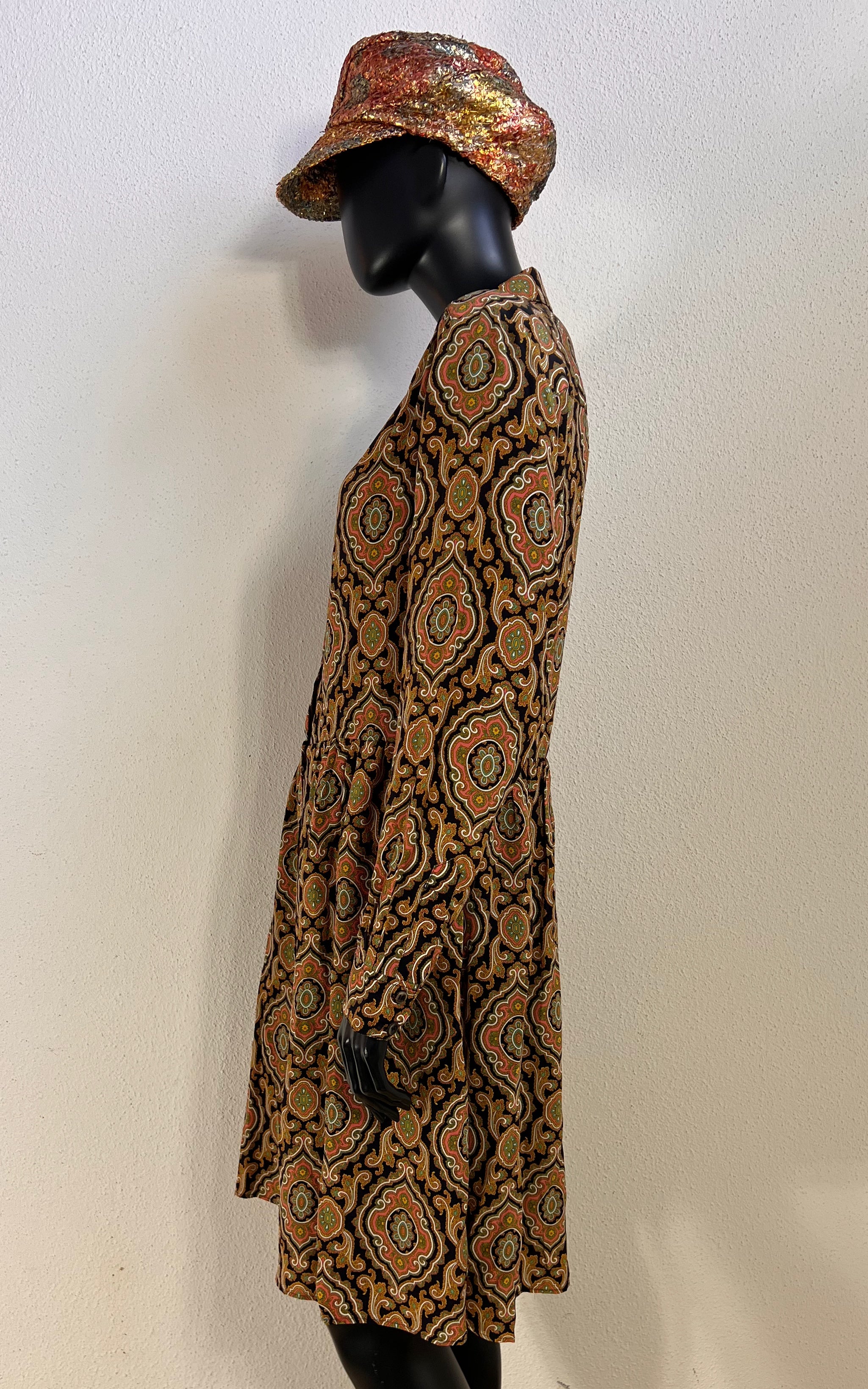 A.P.C. Silk Paisley Shirt Dress