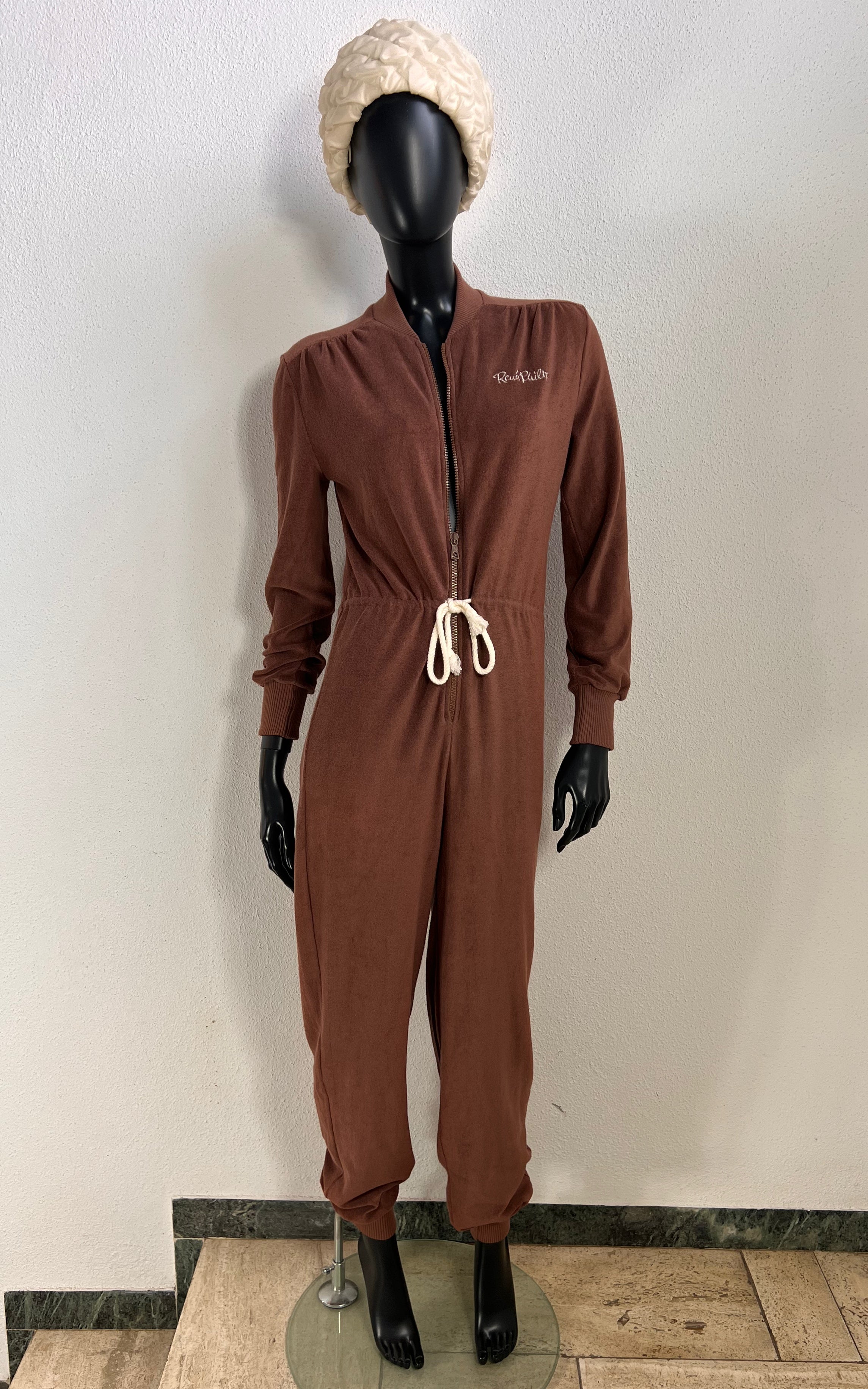 Vintage 1970s Rene Philip Terry Cloth Jumpsuit