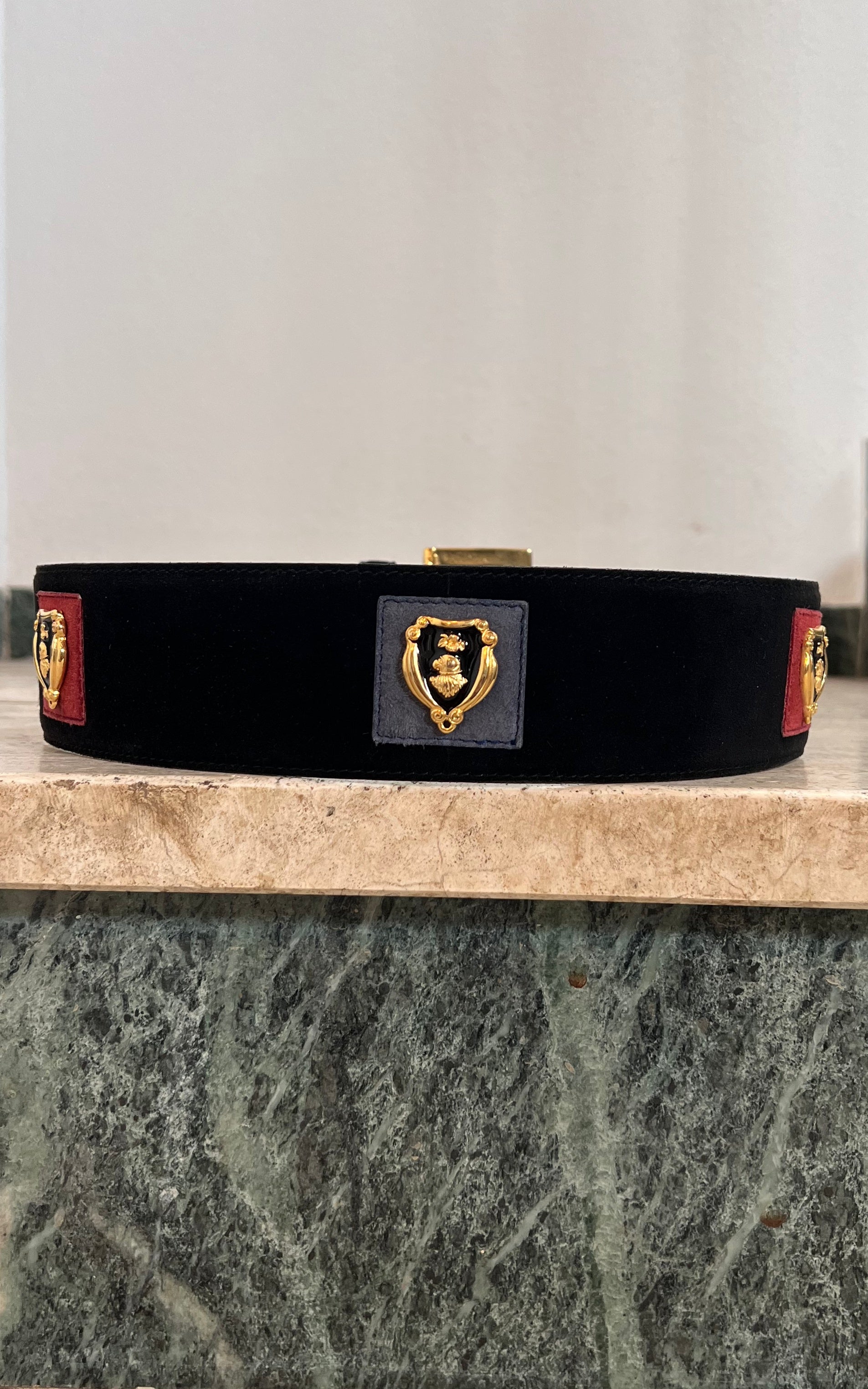 Vintage 90s Escada Suede Belt