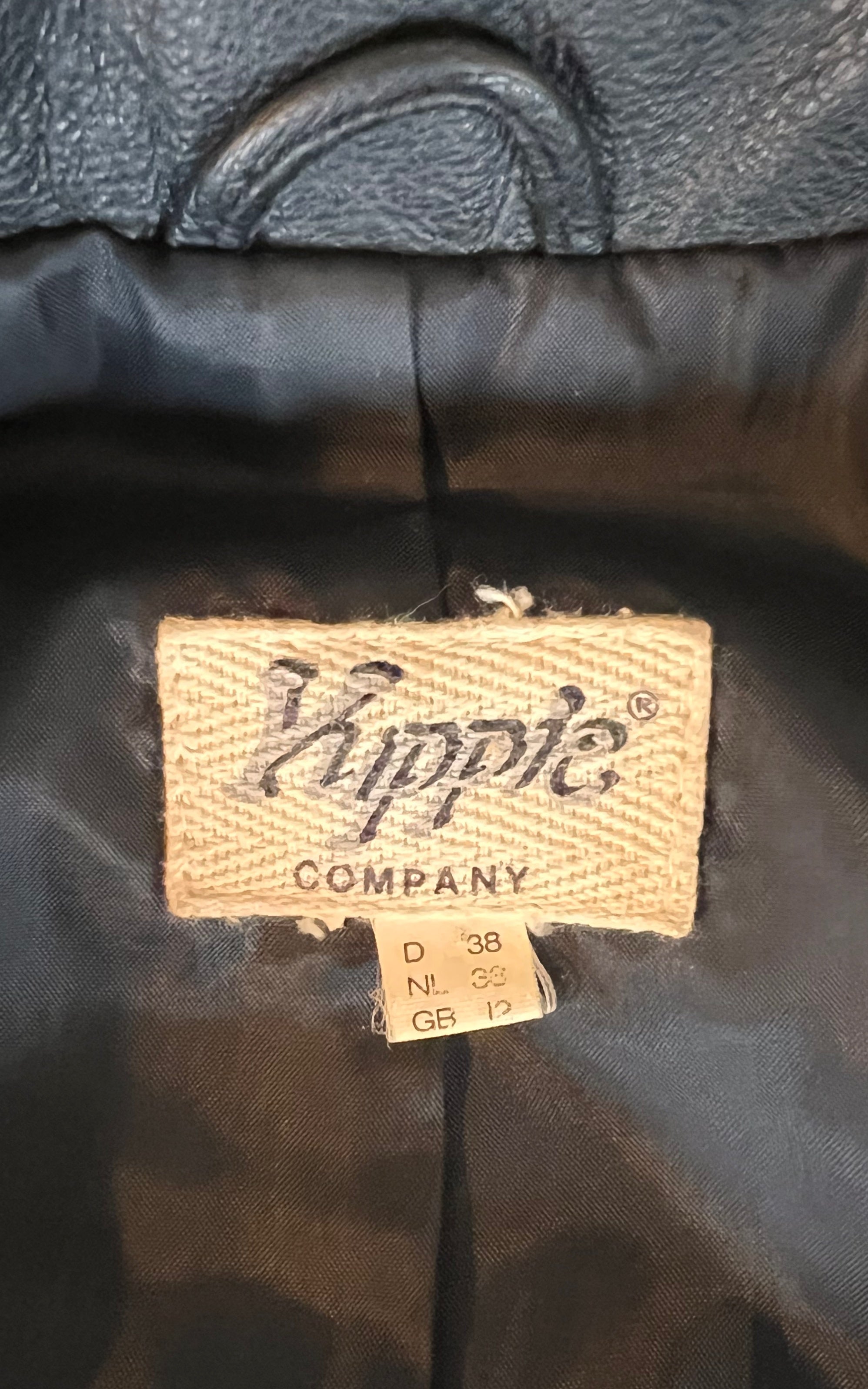 Vintage Yuppy Cropped Leather Jacket
