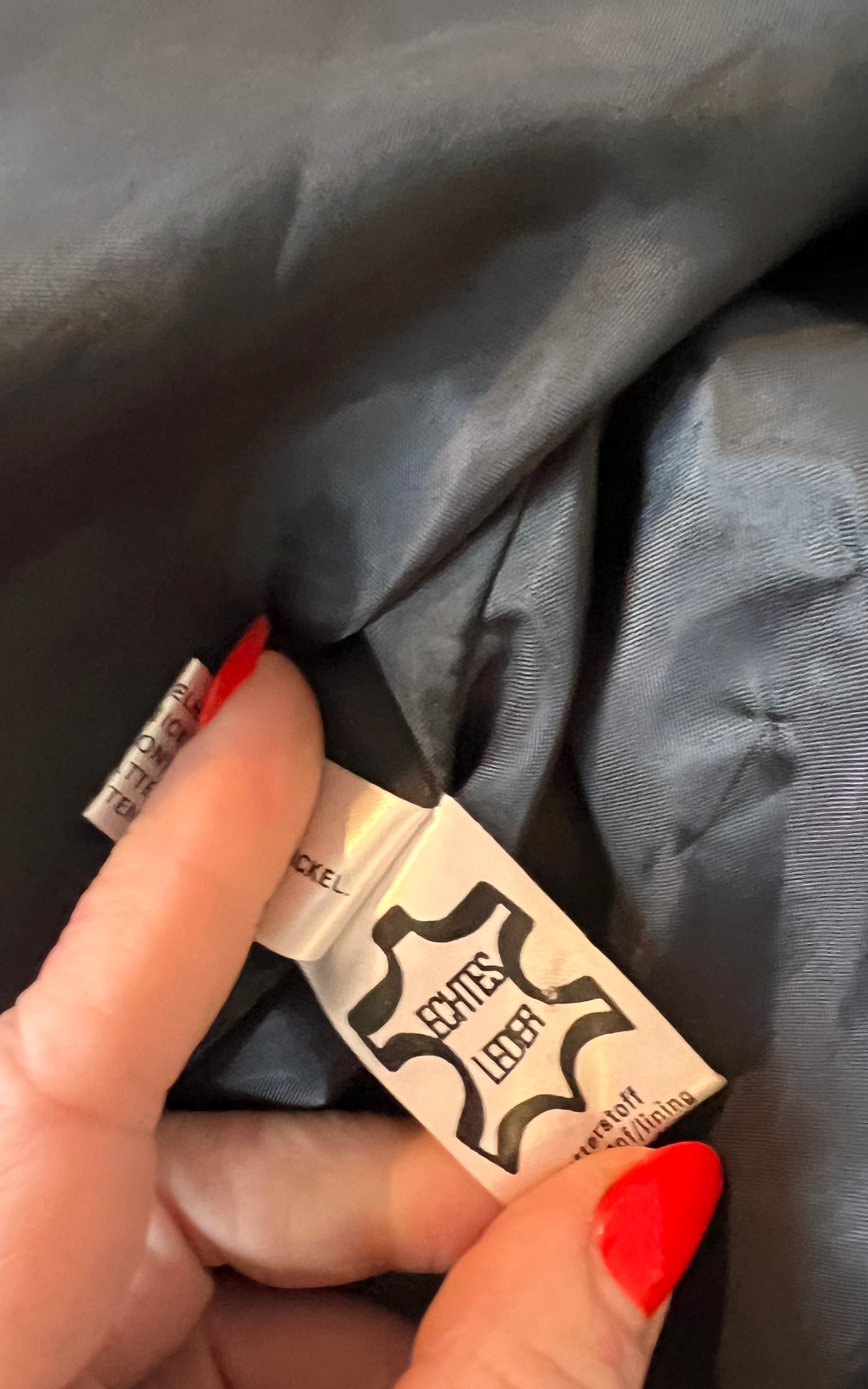 Vintage Yuppy Cropped Leather Jacket