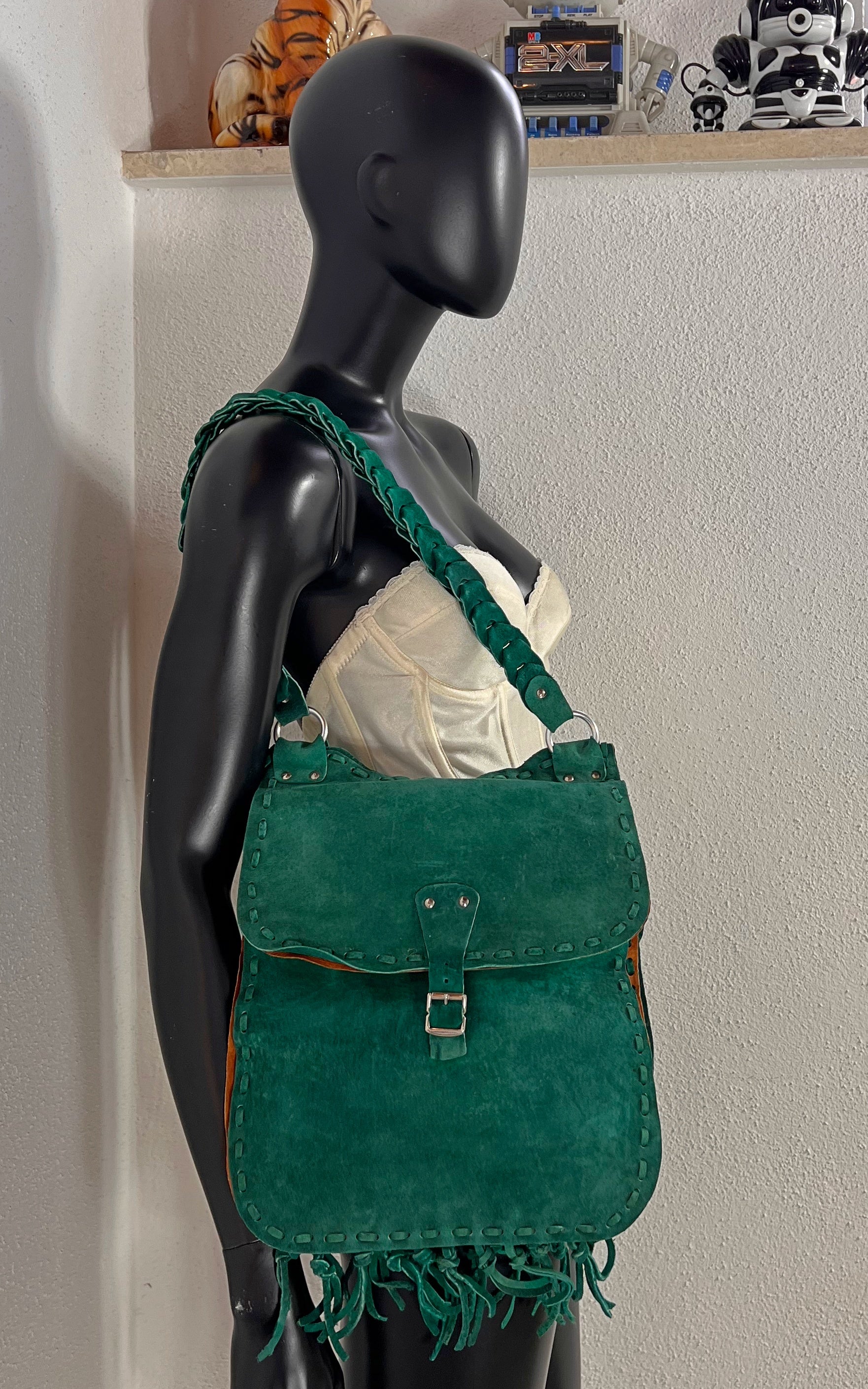 Vintage 70s Suede Bag