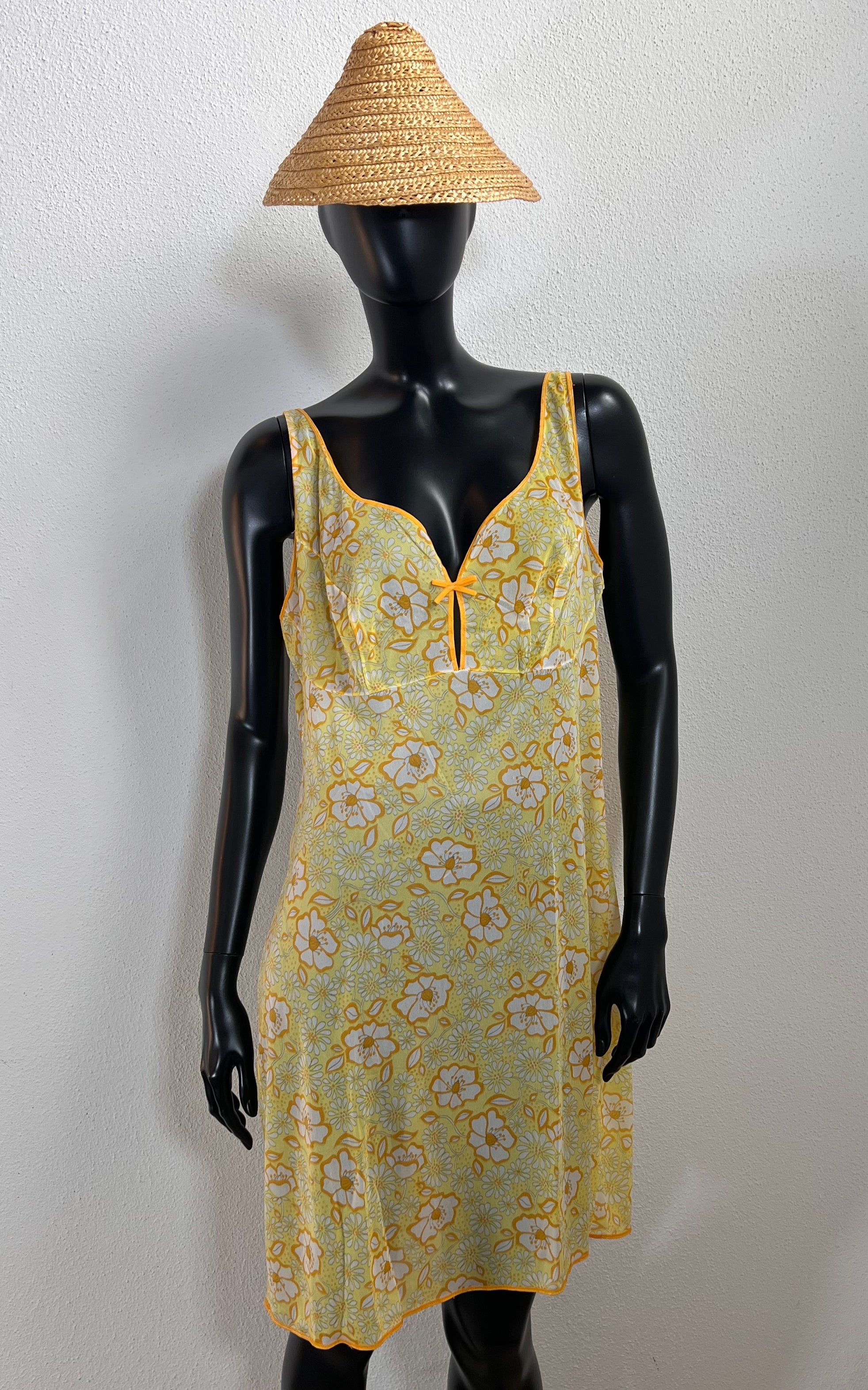 Vintage 70s Flower Slip Dress