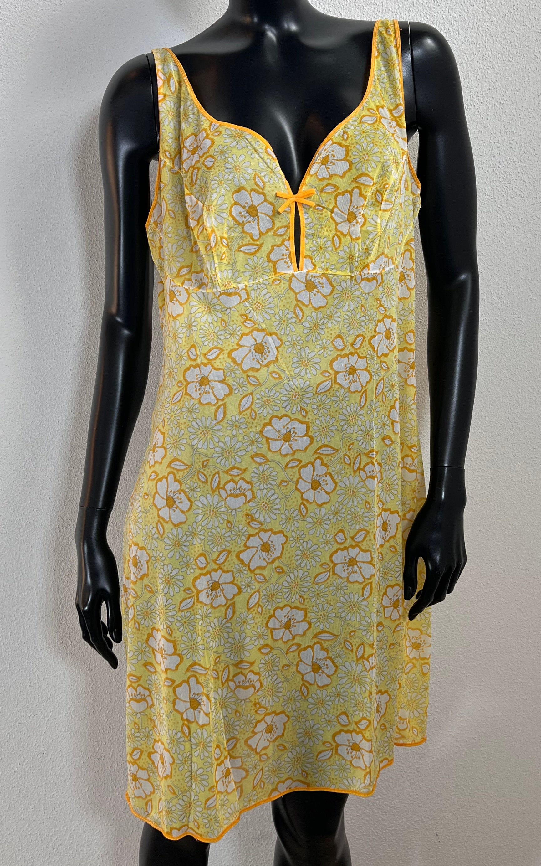 Vintage 70s Flower Slip Dress