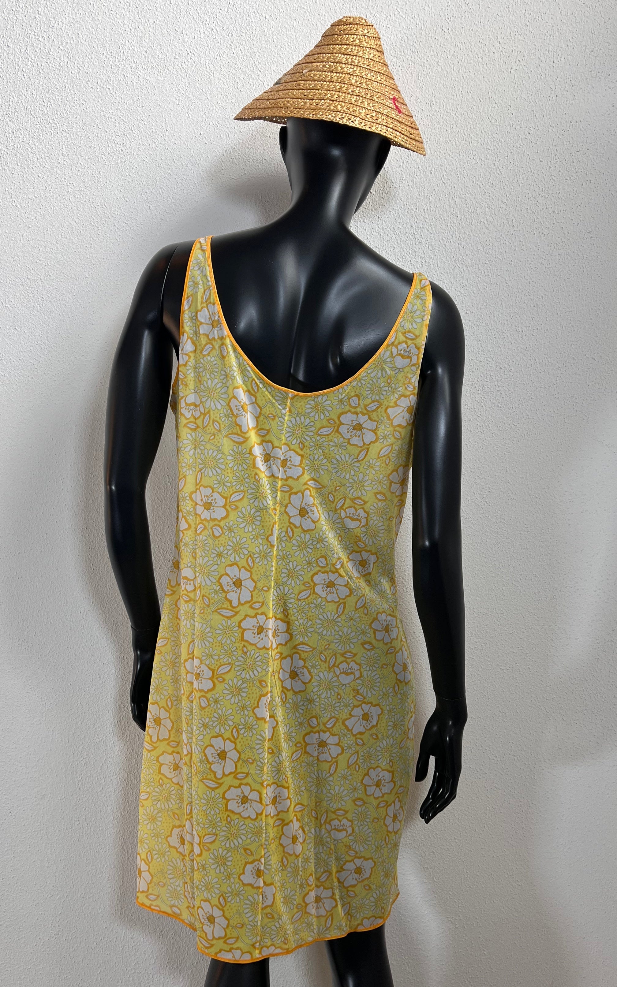 Vintage 70s Flower Slip Dress