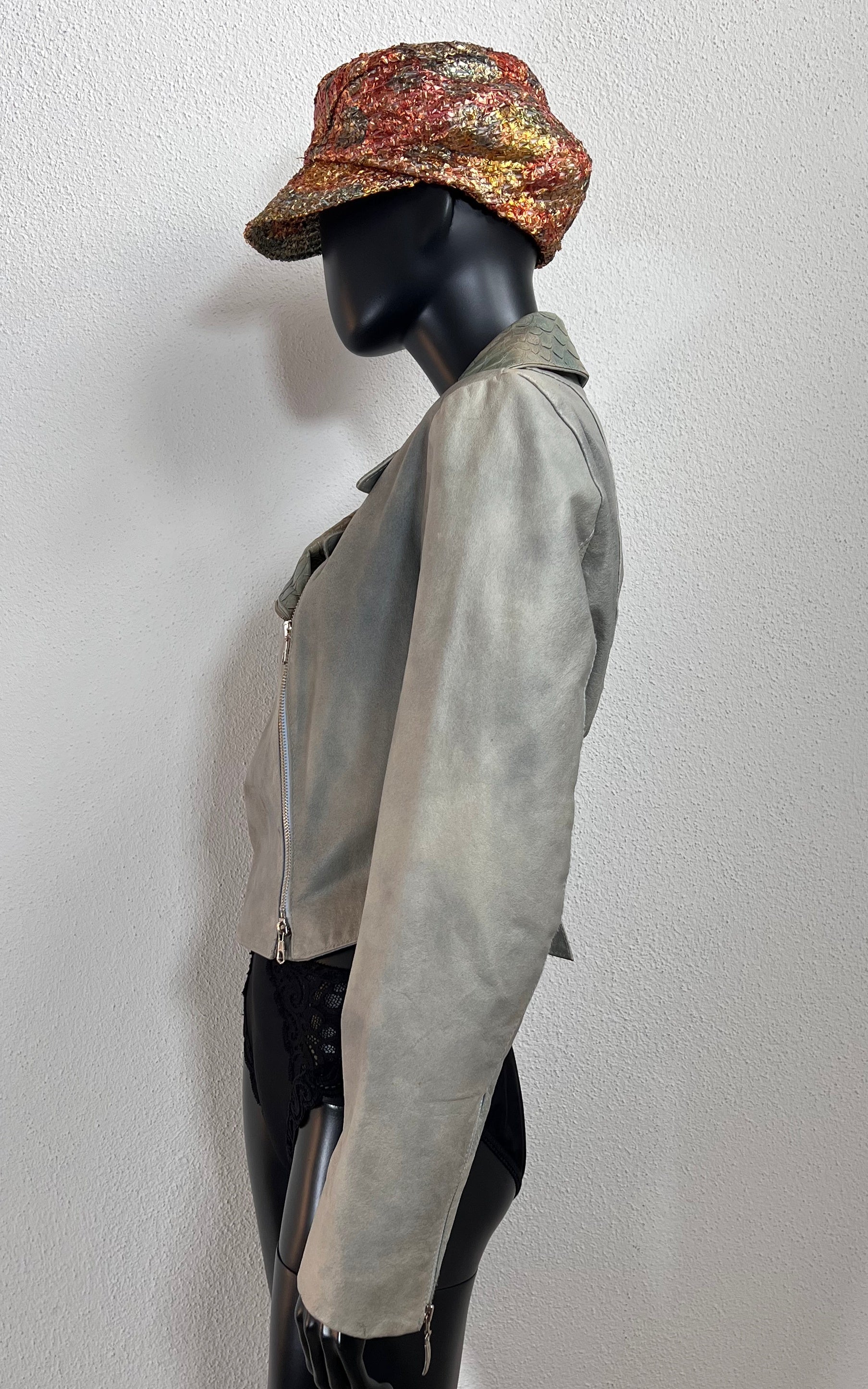 Vintage Engine Y2K Leather Jacket