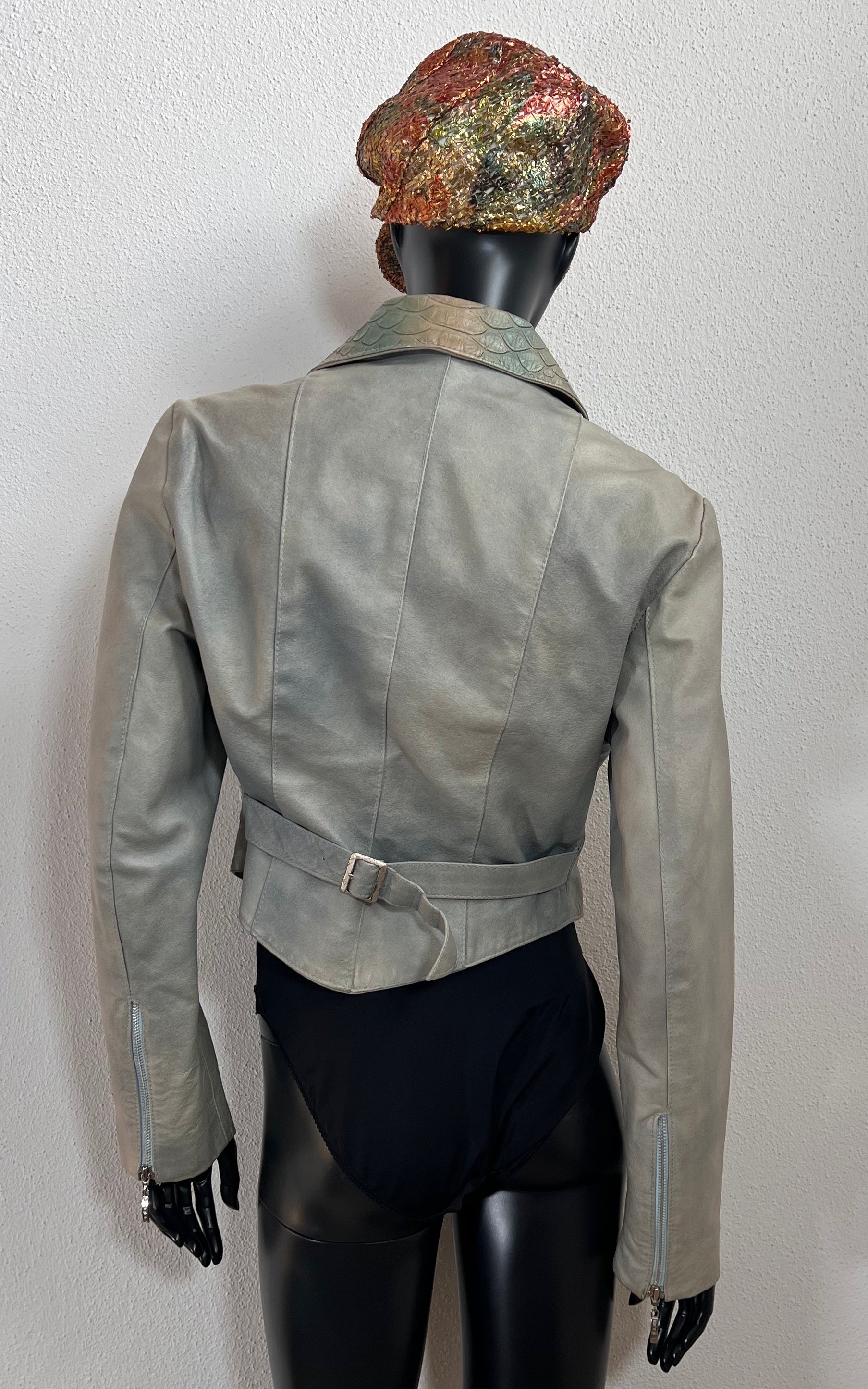 Vintage Engine Y2K Leather Jacket