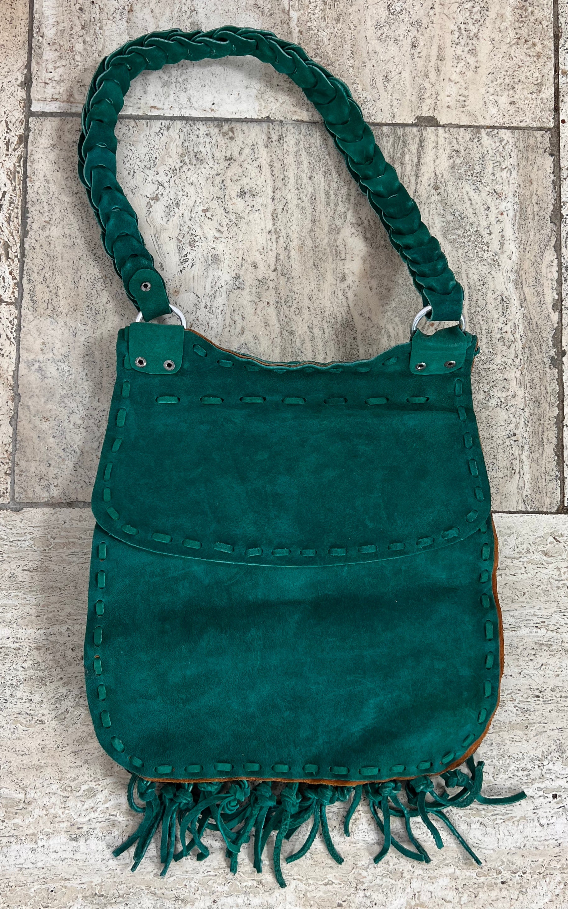 Vintage 70s Suede Bag