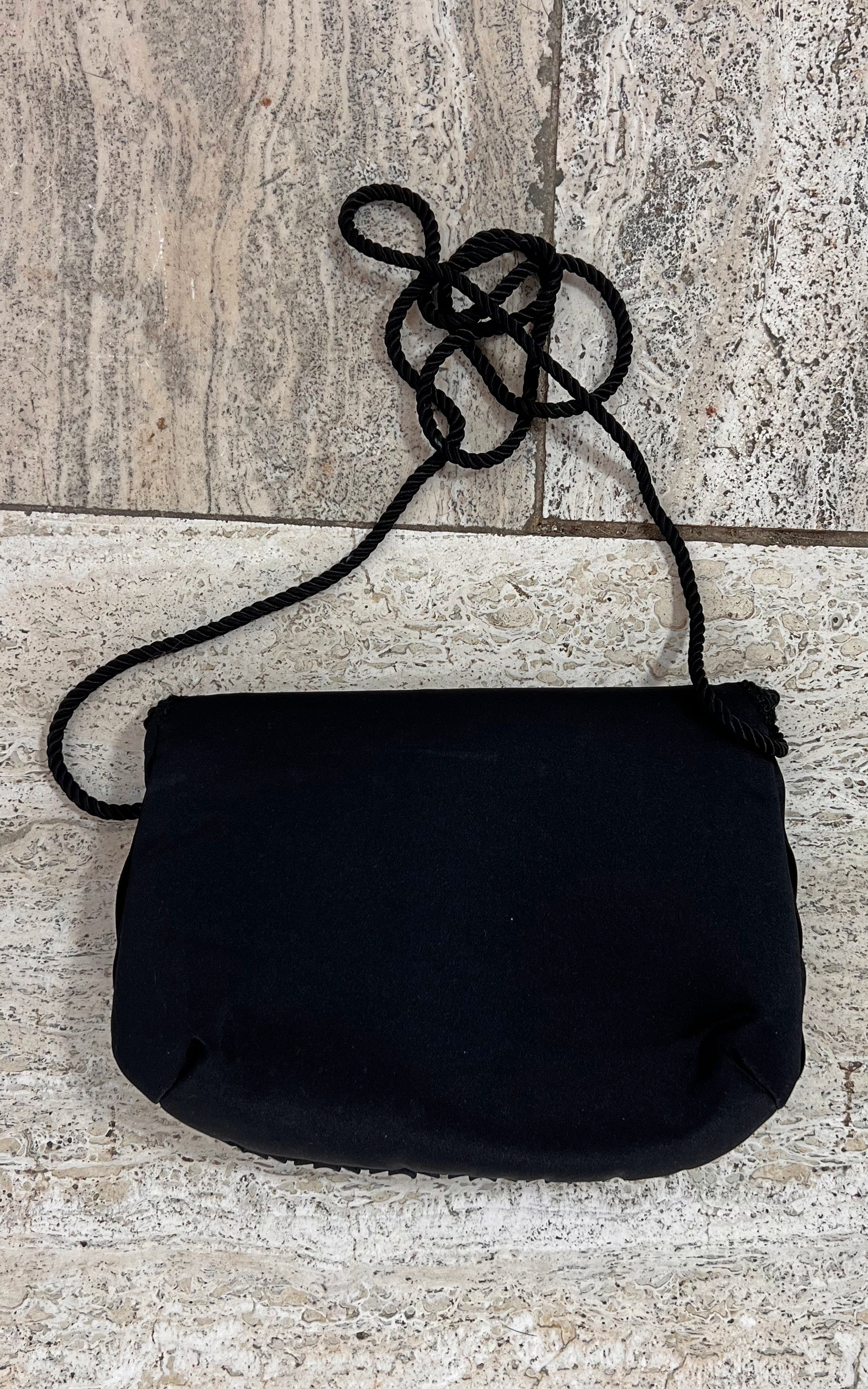 Vintage Satin Tassel Bag