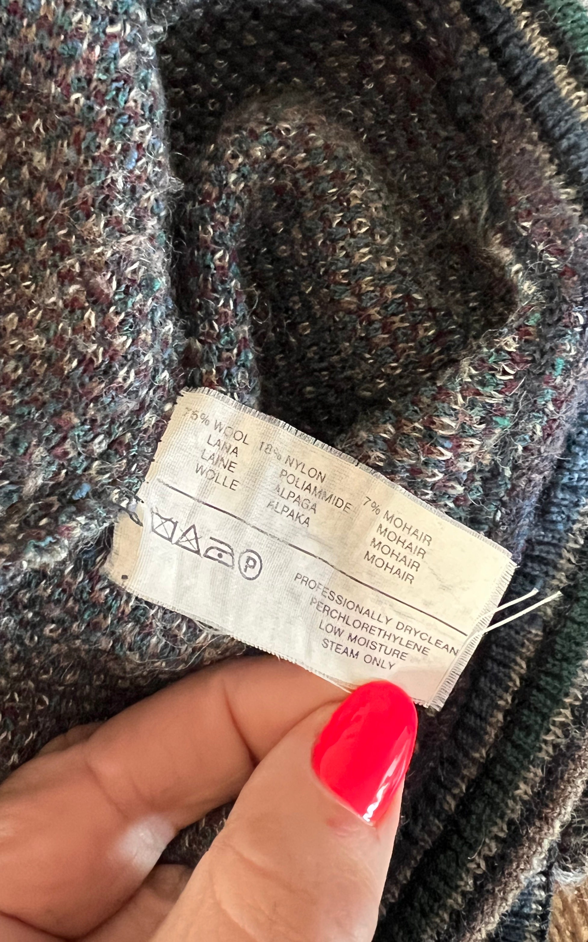 Vintage MENS Missoni Mushroom Sweater