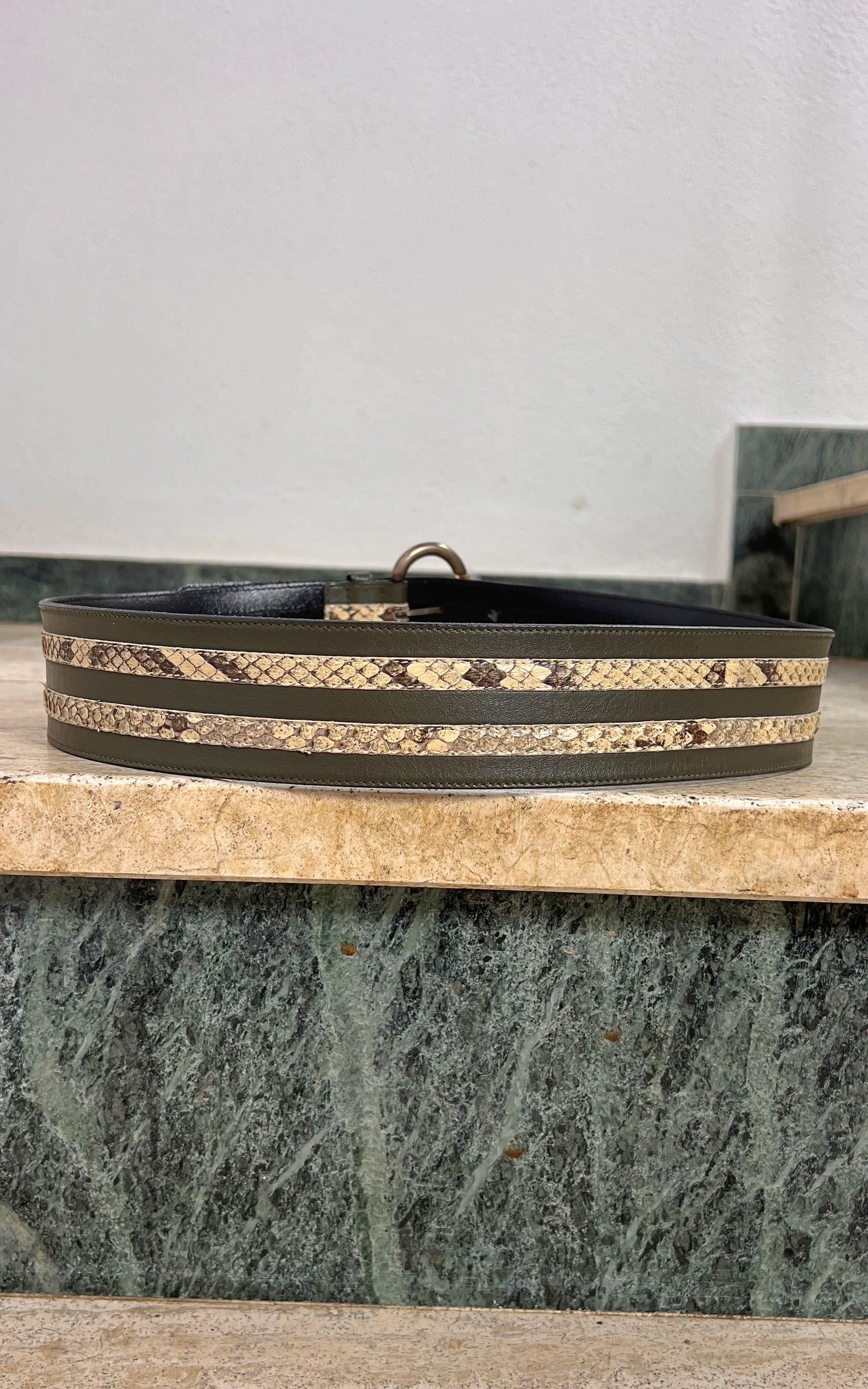 Vintage Escada Snakeskin Belt
