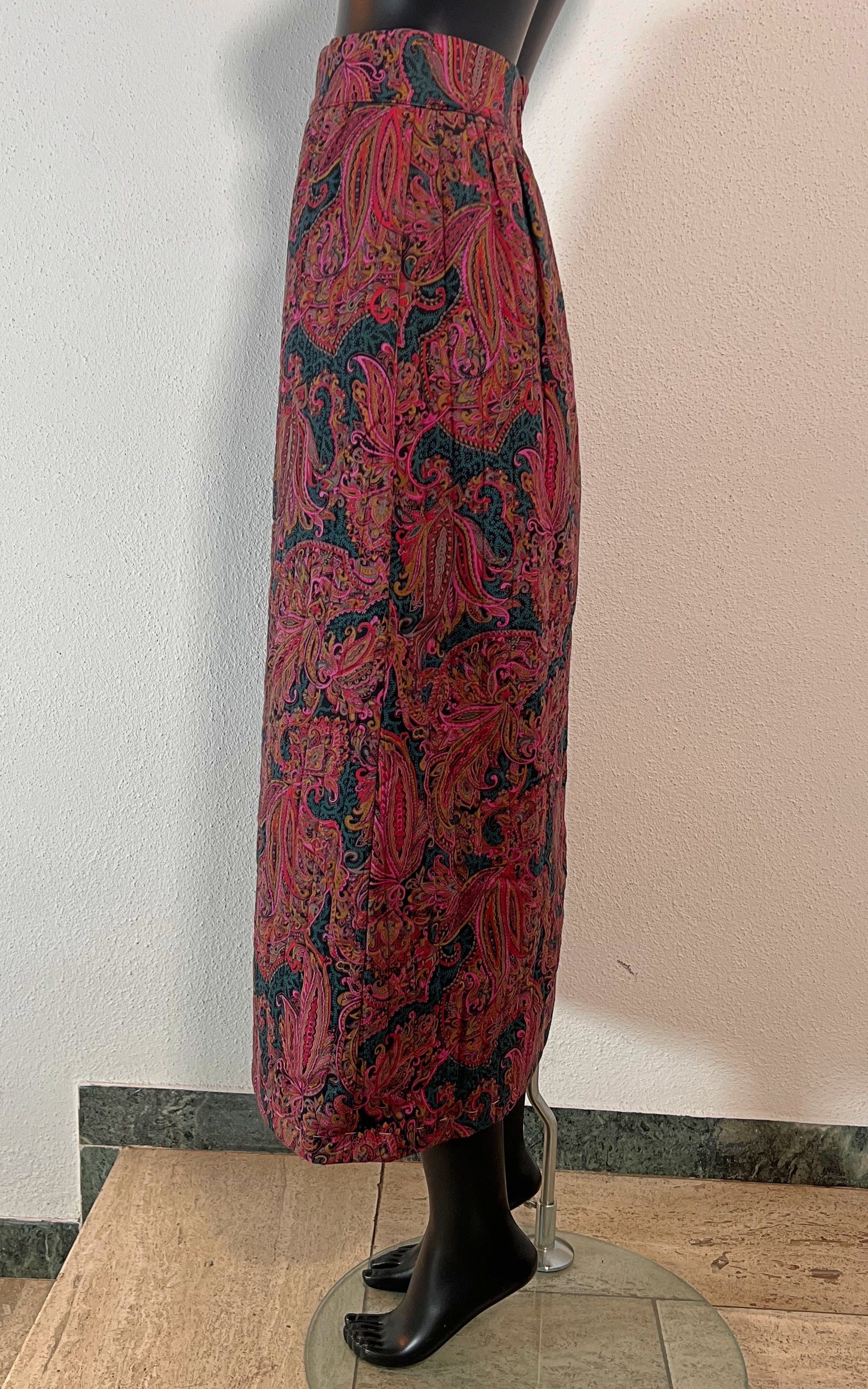 Gonna trapuntata vintage anni '70