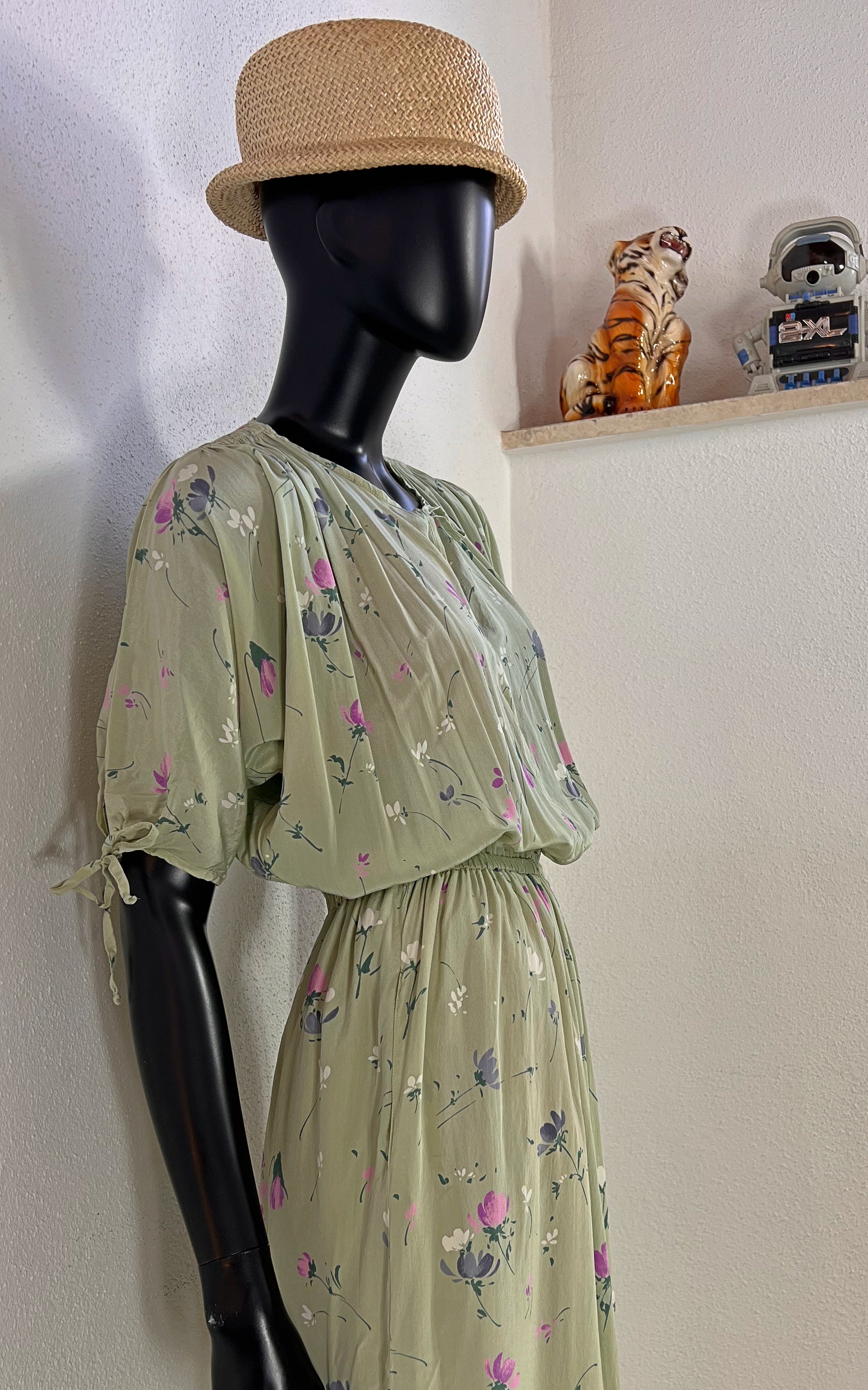Vintage Impressionen by Karl Lagerfeld Silk Dress