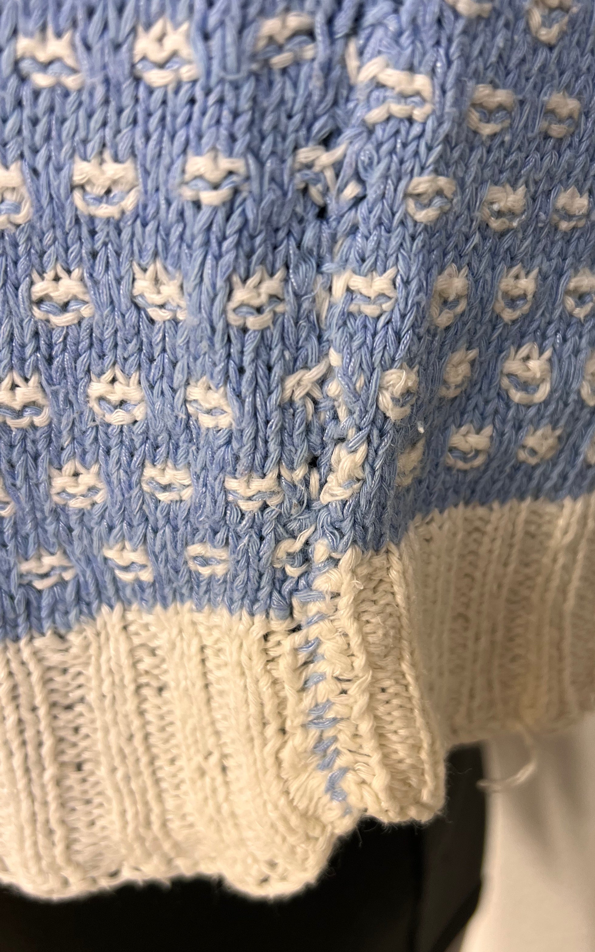 Vintage 40s Silk Knit Top