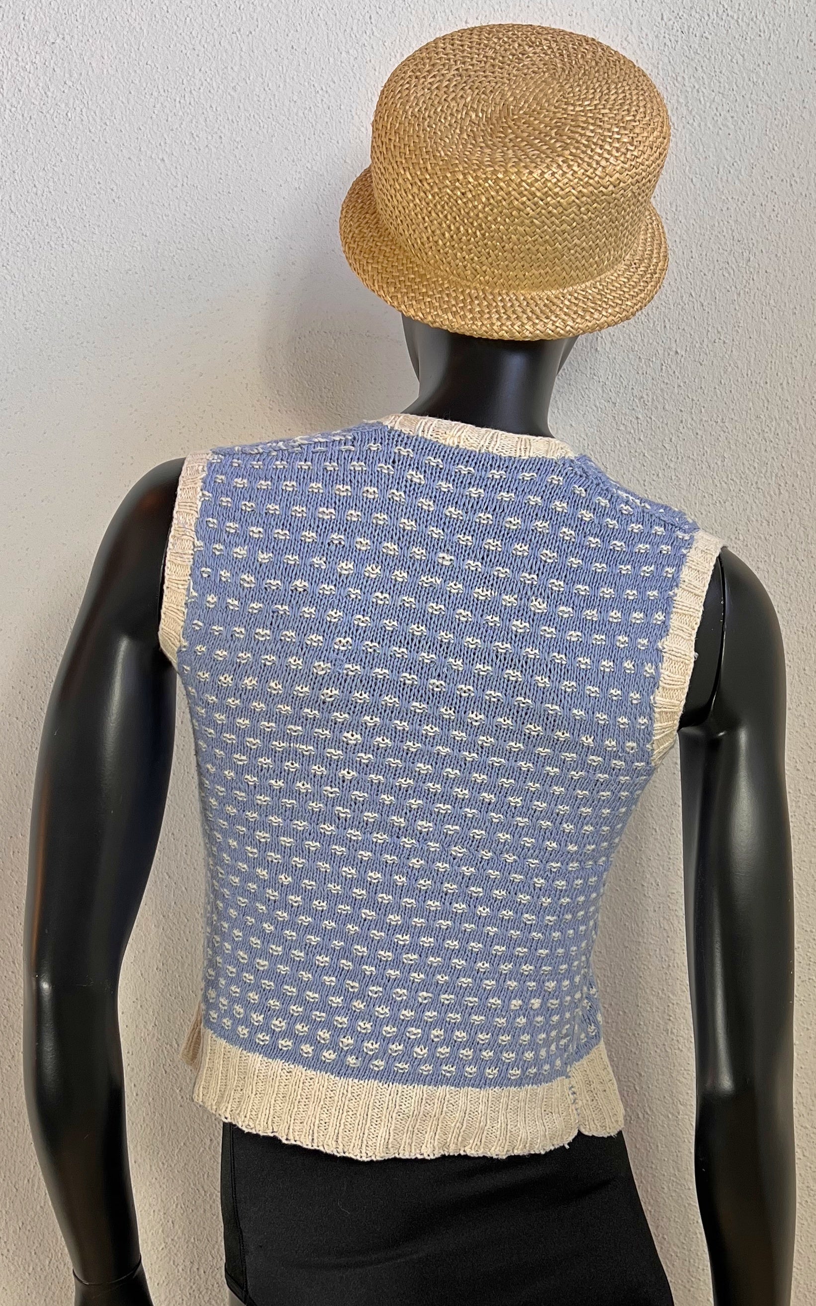 Vintage 40s Silk Knit Top