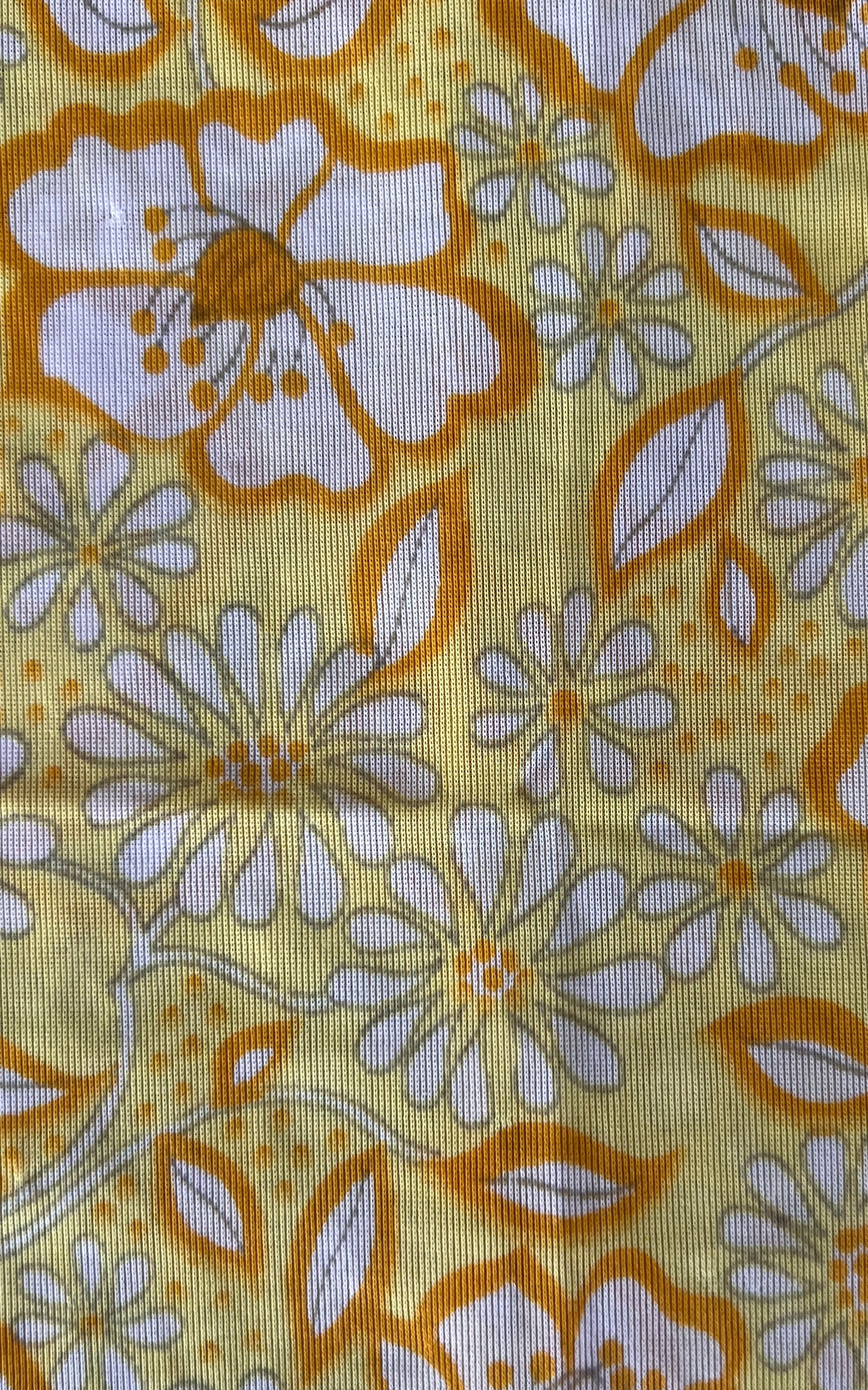 Vintage 70s Flower Slip Dress