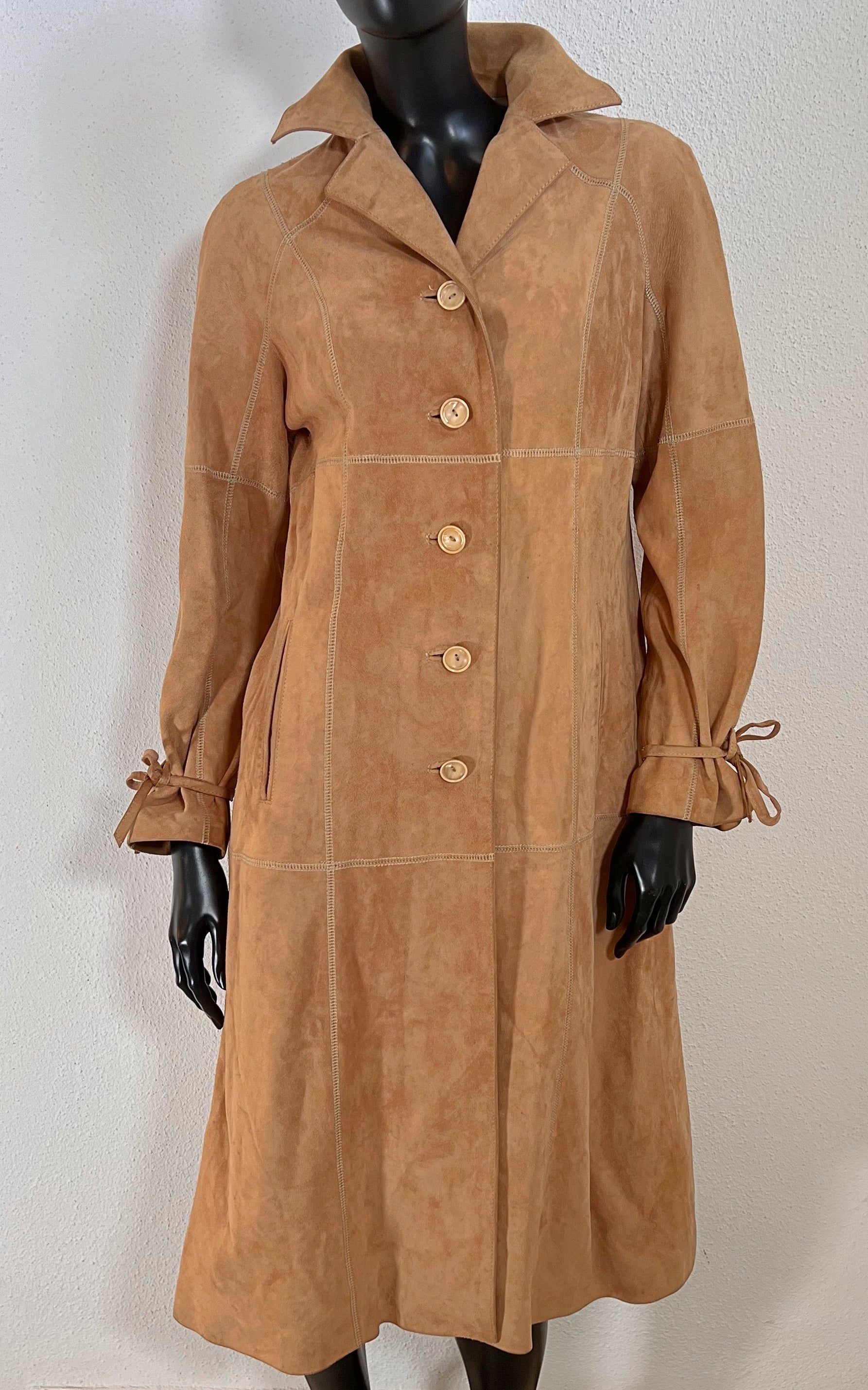 Vintage 70s Suede Leather Coat