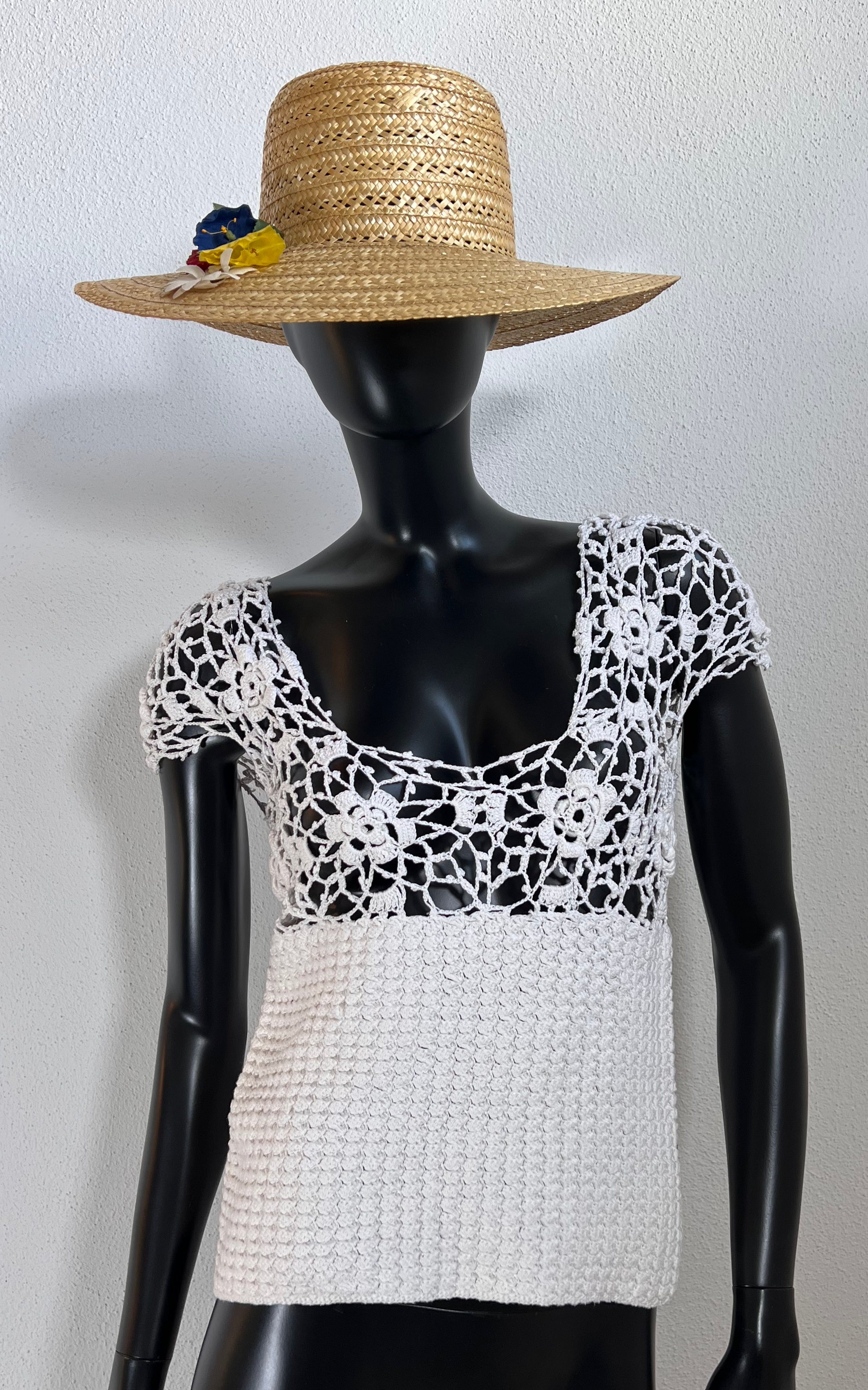 Vintage Handmade Crochet Top