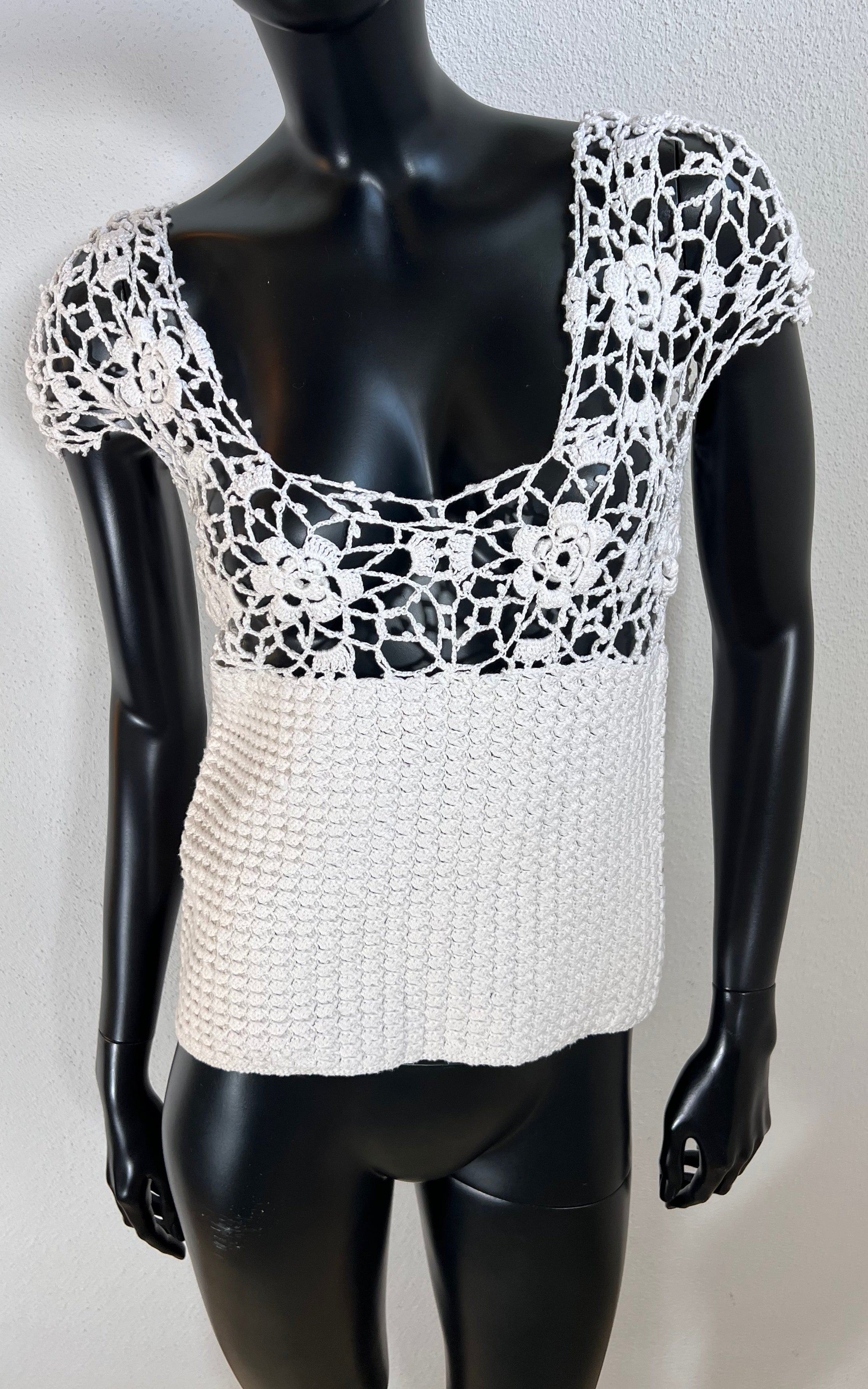 Vintage Handmade Crochet Top