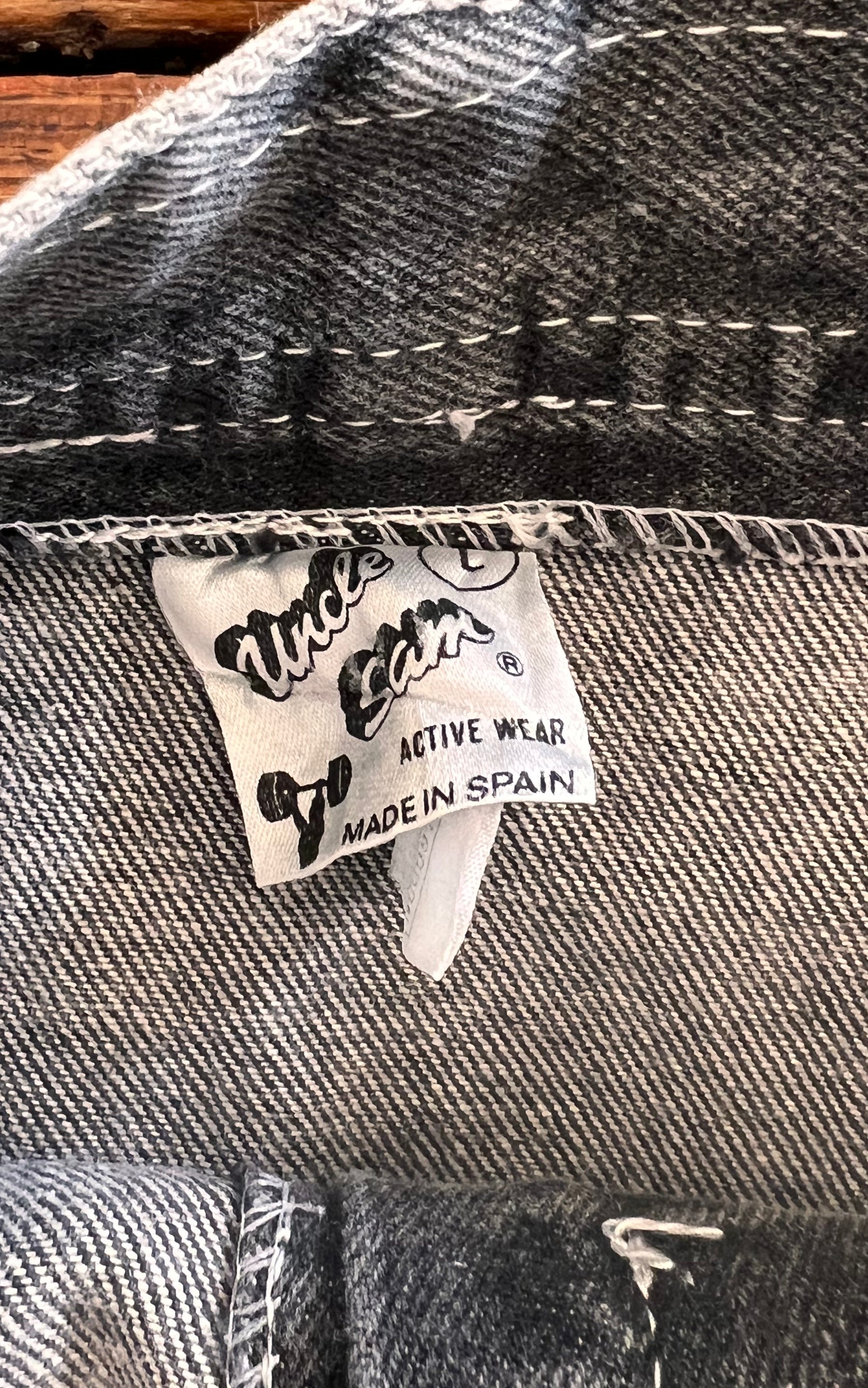 Vintage Uncle Sam Acid Washed Skirt