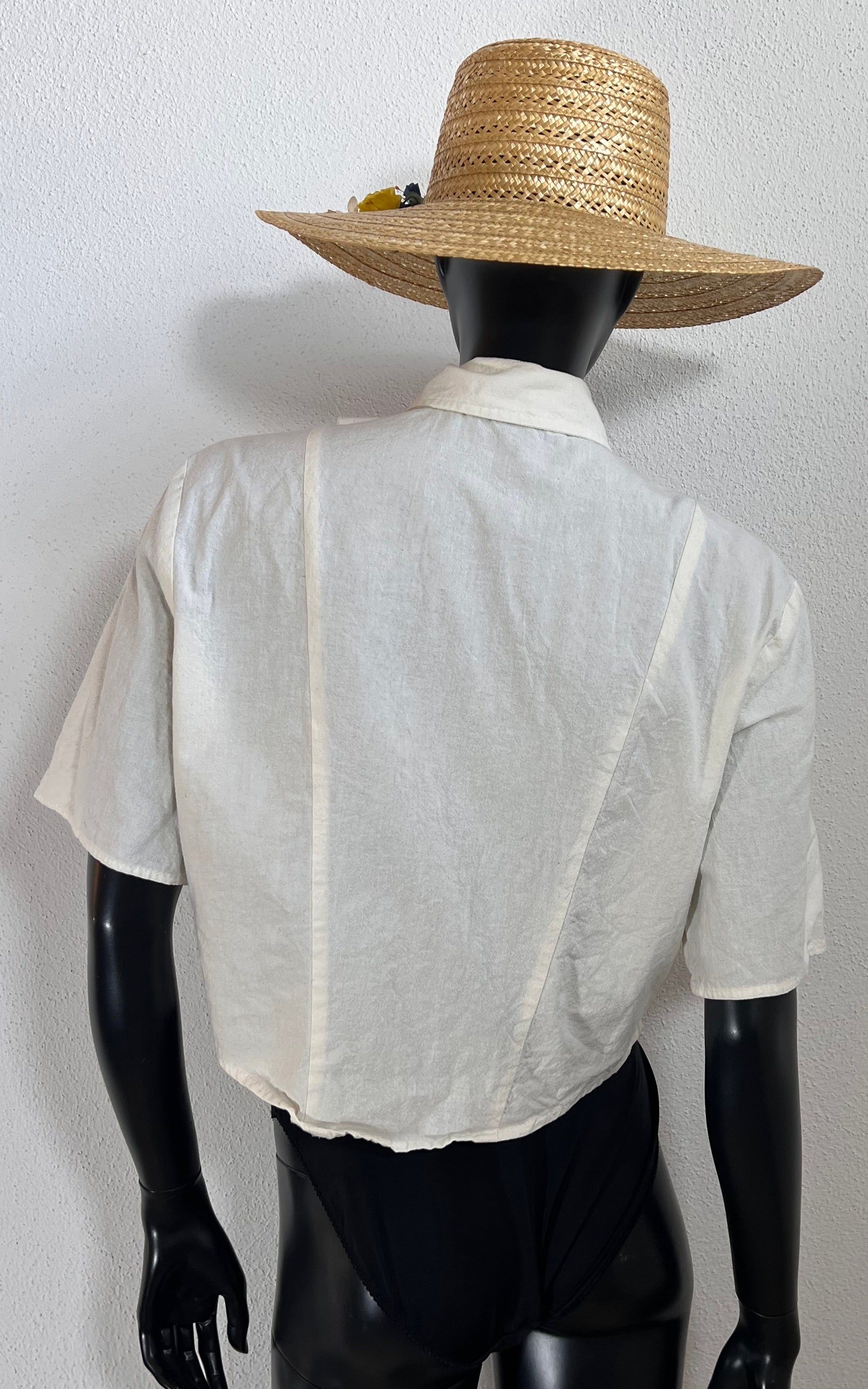 Vintage 70s Cowboy Blouse
