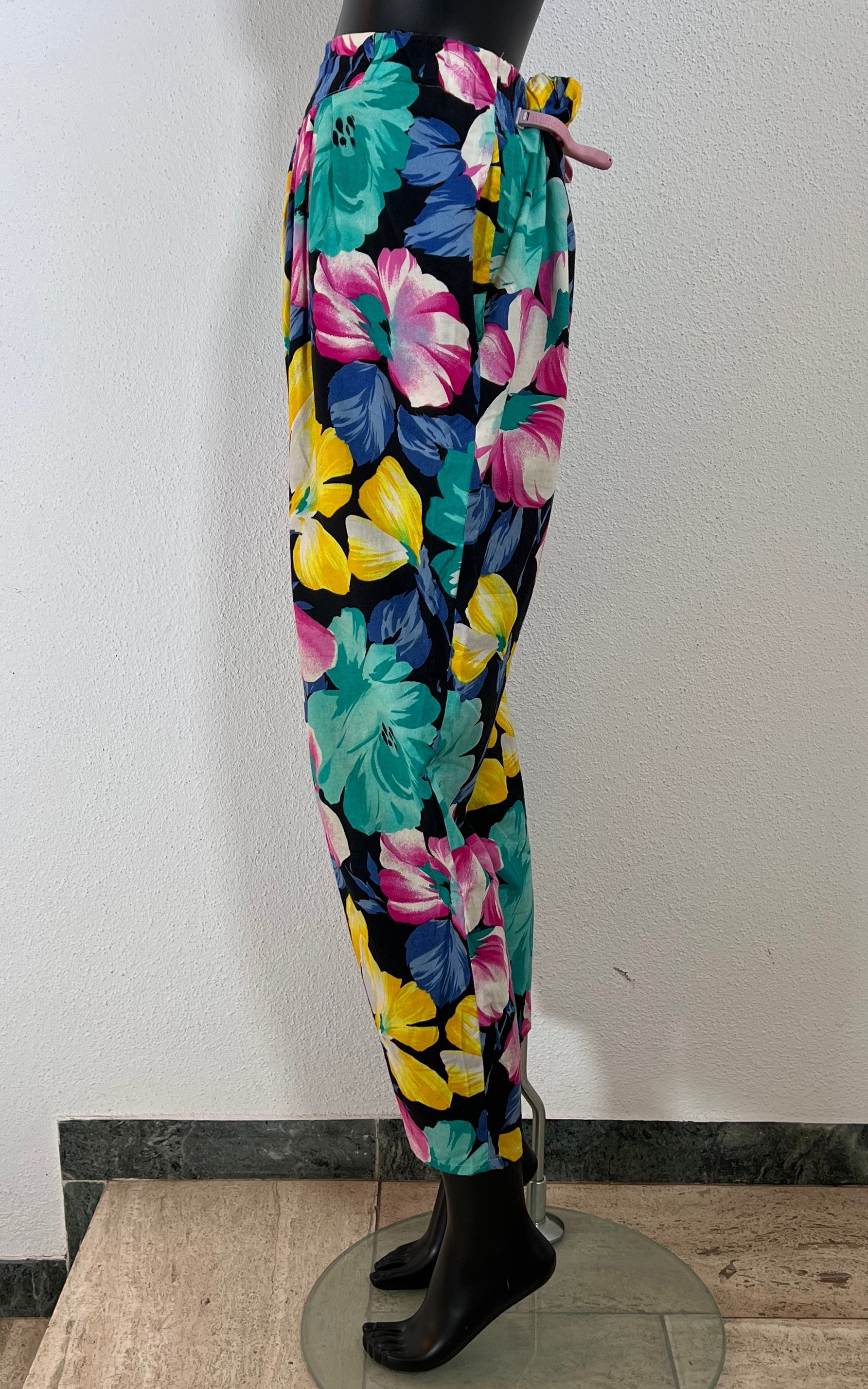 Vintage 90s Hibiscus Pants