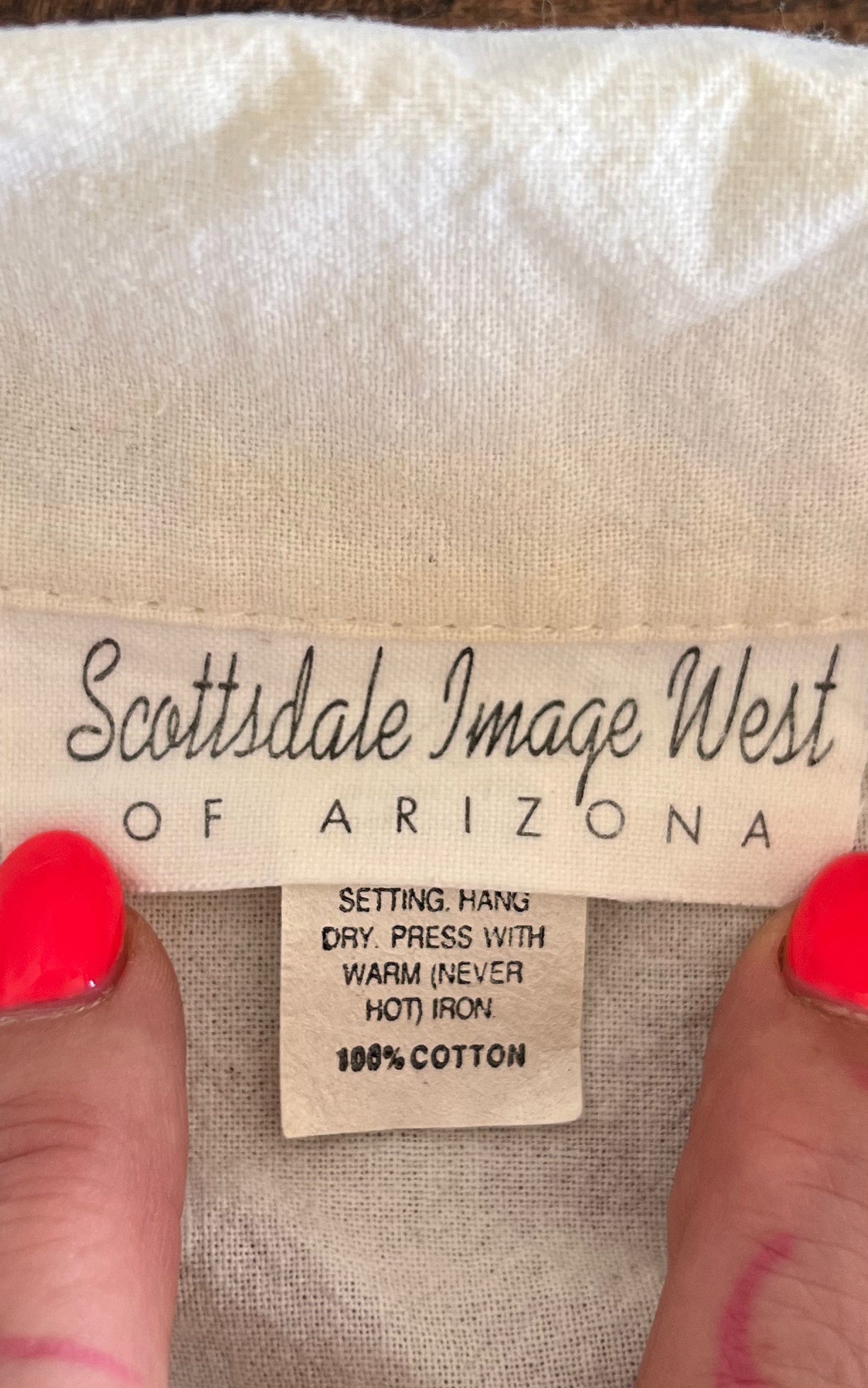 Vintage 70s Cowboy Blouse