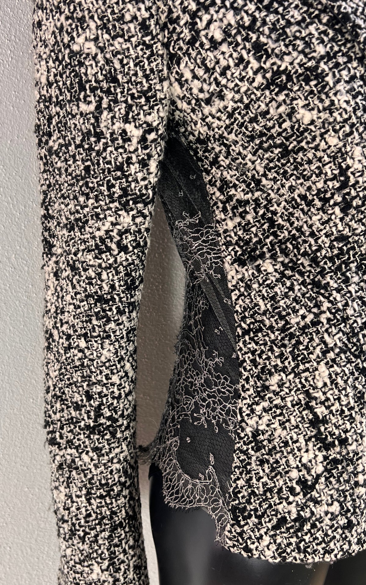 Gianfranco Ferré Wool & Silk Cut-Out Lace Blazer